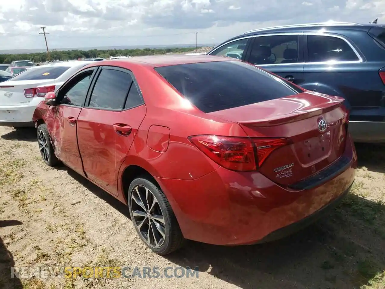 3 Photograph of a damaged car 5YFBURHE4KP875219 TOYOTA COROLLA 2019