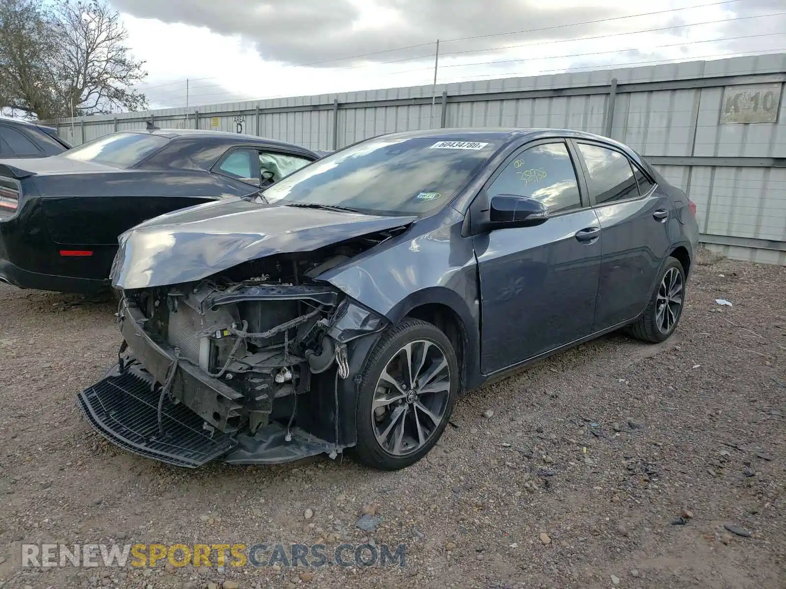 2 Photograph of a damaged car 5YFBURHE4KP875558 TOYOTA COROLLA 2019