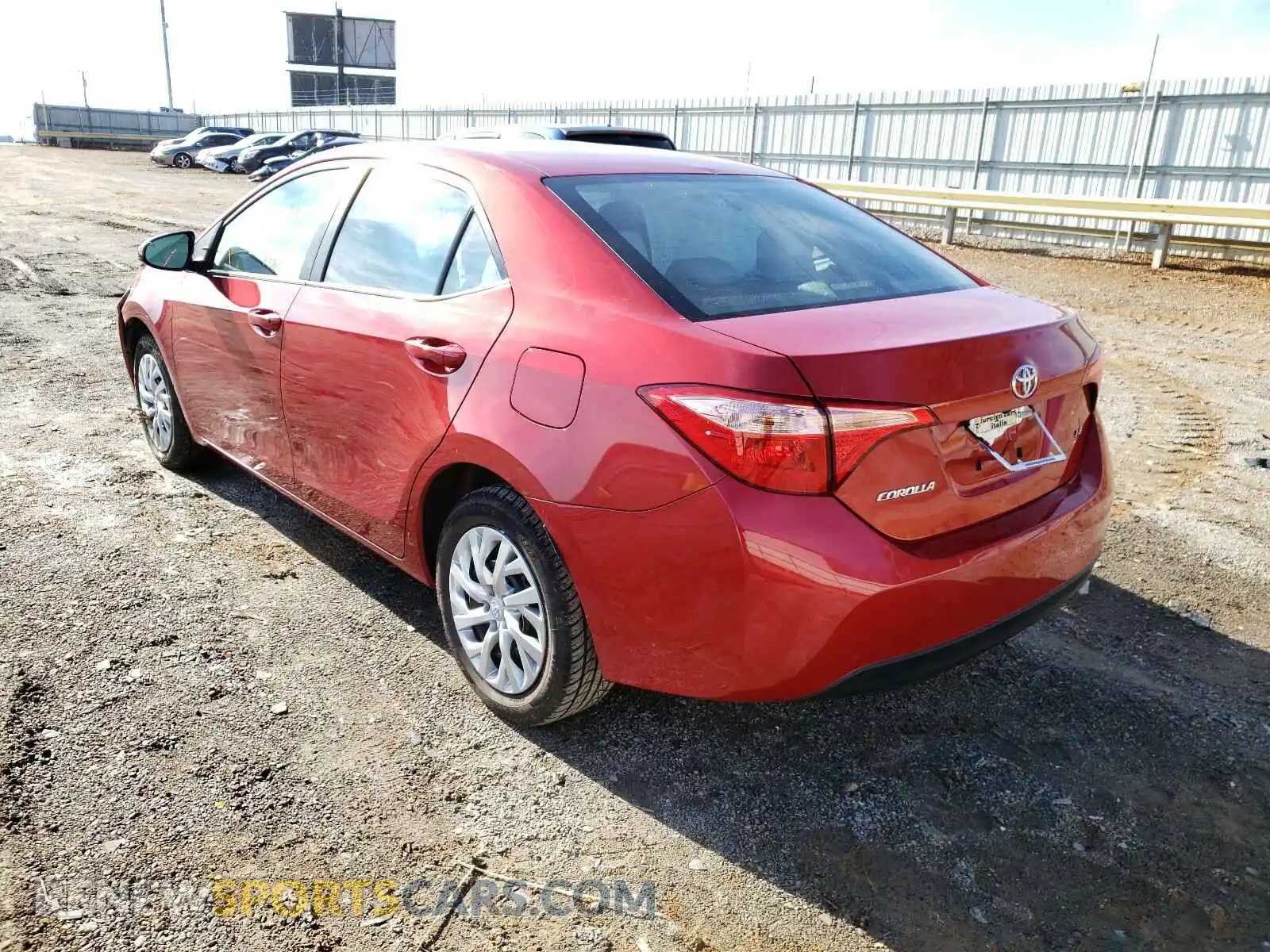 3 Photograph of a damaged car 5YFBURHE4KP875592 TOYOTA COROLLA 2019
