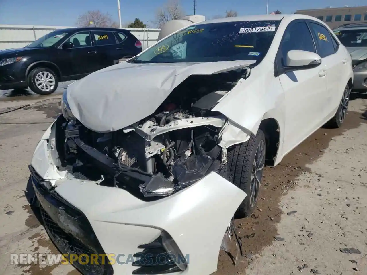 2 Photograph of a damaged car 5YFBURHE4KP878069 TOYOTA COROLLA 2019
