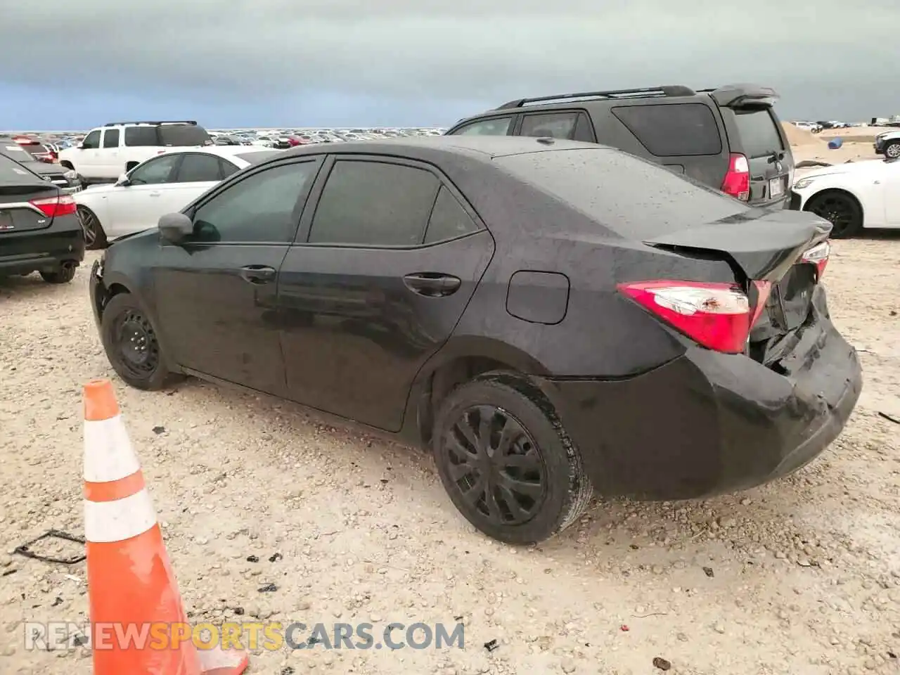 2 Photograph of a damaged car 5YFBURHE4KP880713 TOYOTA COROLLA 2019