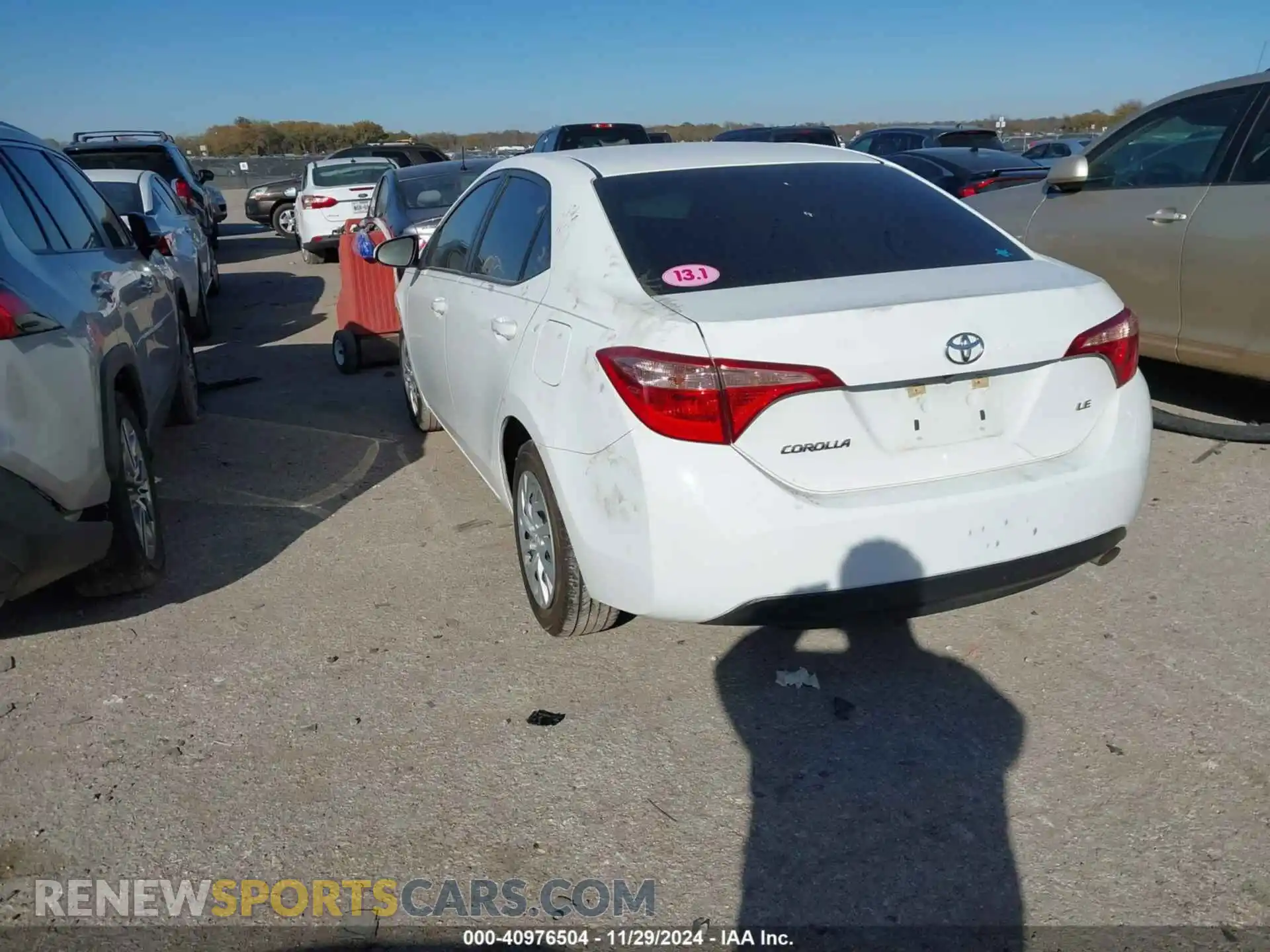 3 Photograph of a damaged car 5YFBURHE4KP882073 TOYOTA COROLLA 2019