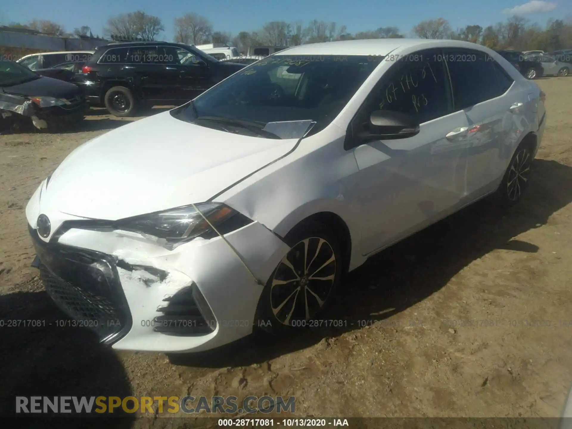 2 Photograph of a damaged car 5YFBURHE4KP882154 TOYOTA COROLLA 2019