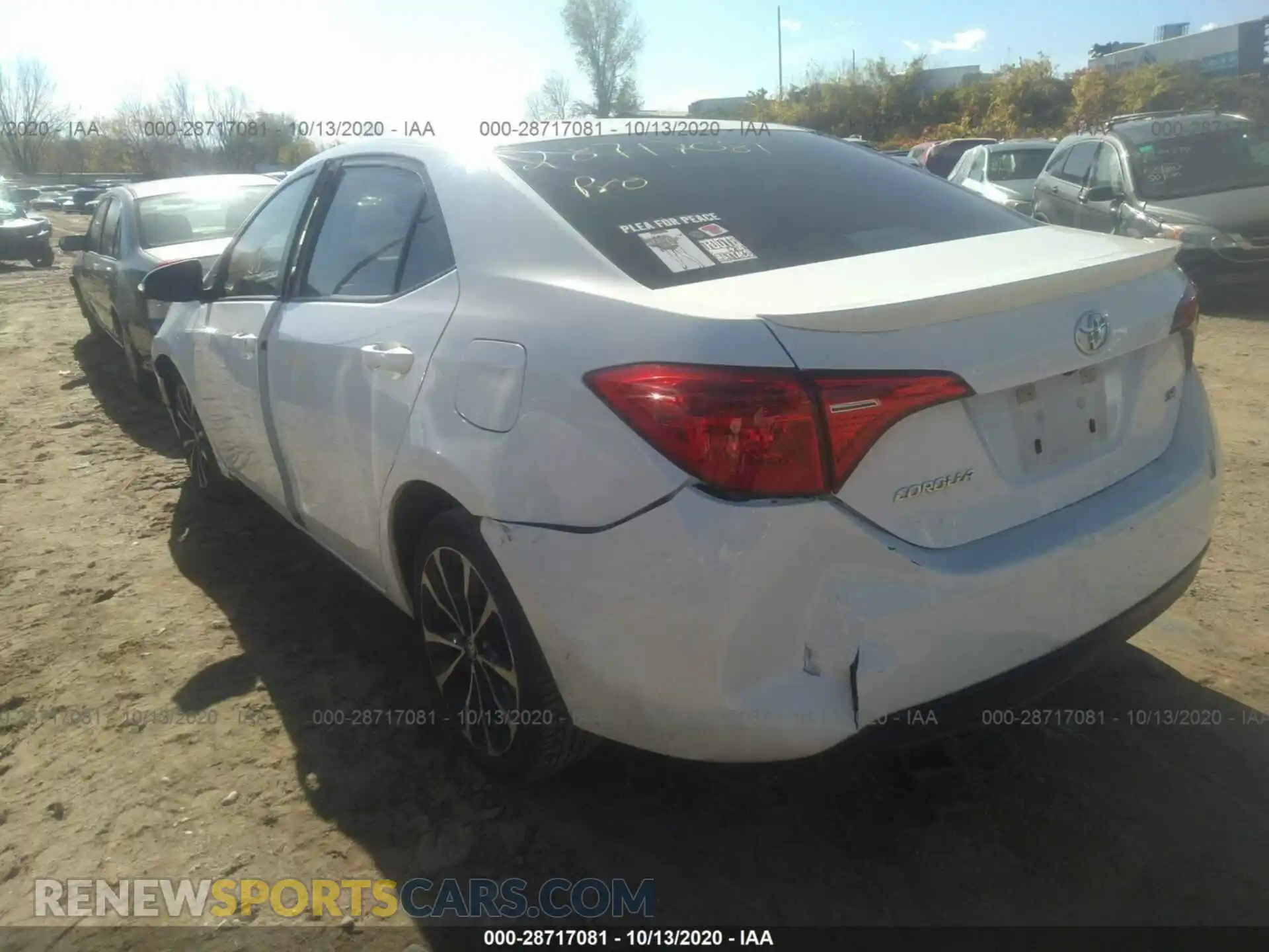 3 Photograph of a damaged car 5YFBURHE4KP882154 TOYOTA COROLLA 2019