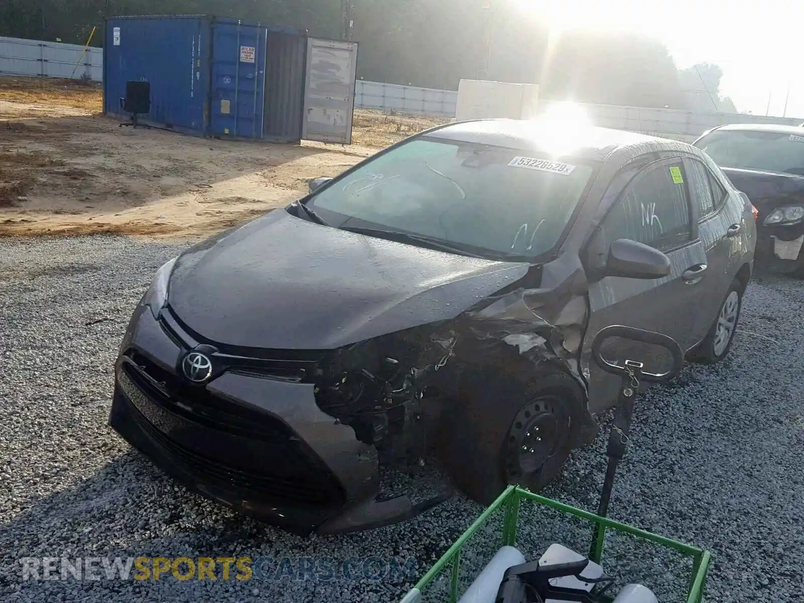 2 Photograph of a damaged car 5YFBURHE4KP882770 TOYOTA COROLLA 2019