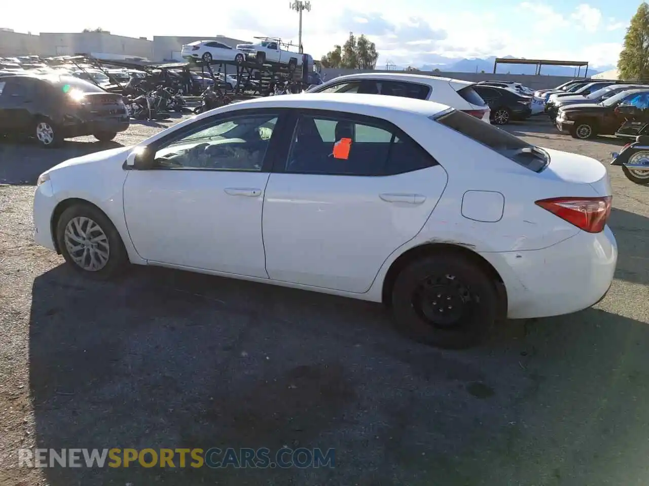 2 Photograph of a damaged car 5YFBURHE4KP885099 TOYOTA COROLLA 2019