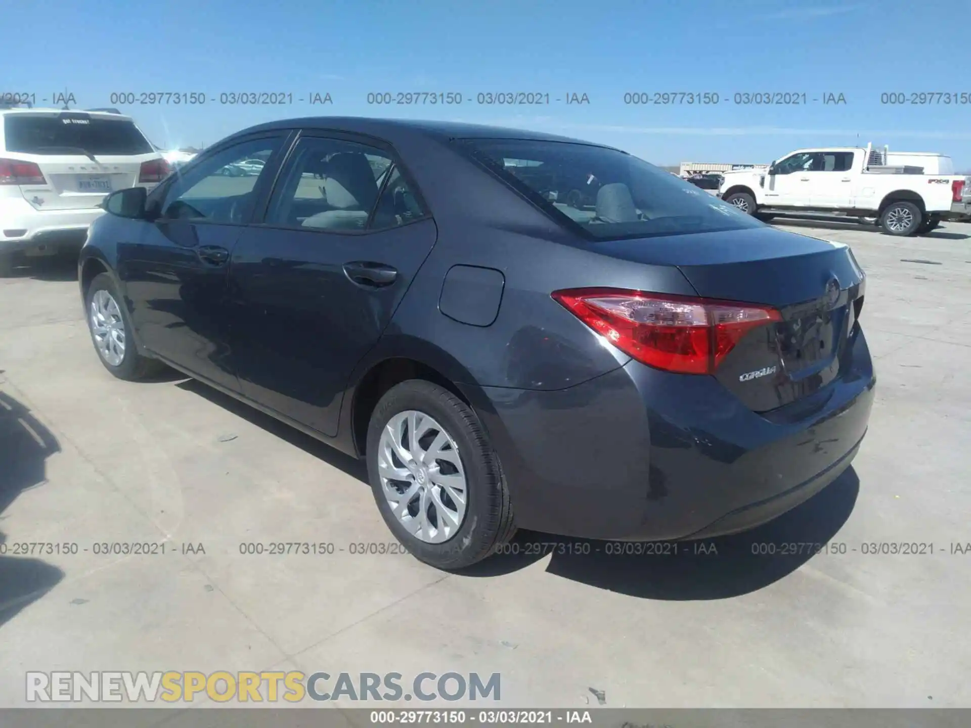 3 Photograph of a damaged car 5YFBURHE4KP890433 TOYOTA COROLLA 2019