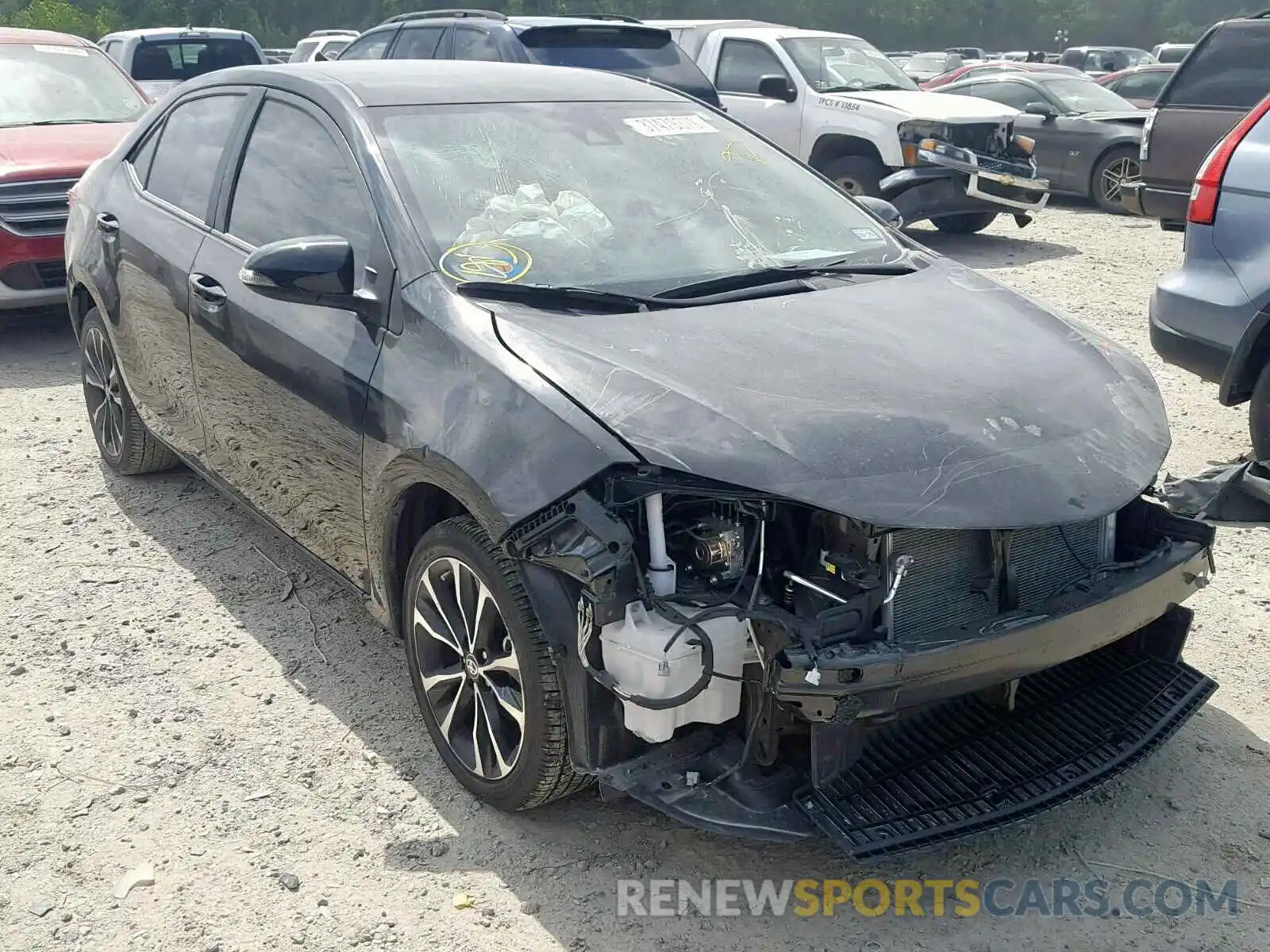 1 Photograph of a damaged car 5YFBURHE4KP890805 TOYOTA COROLLA 2019