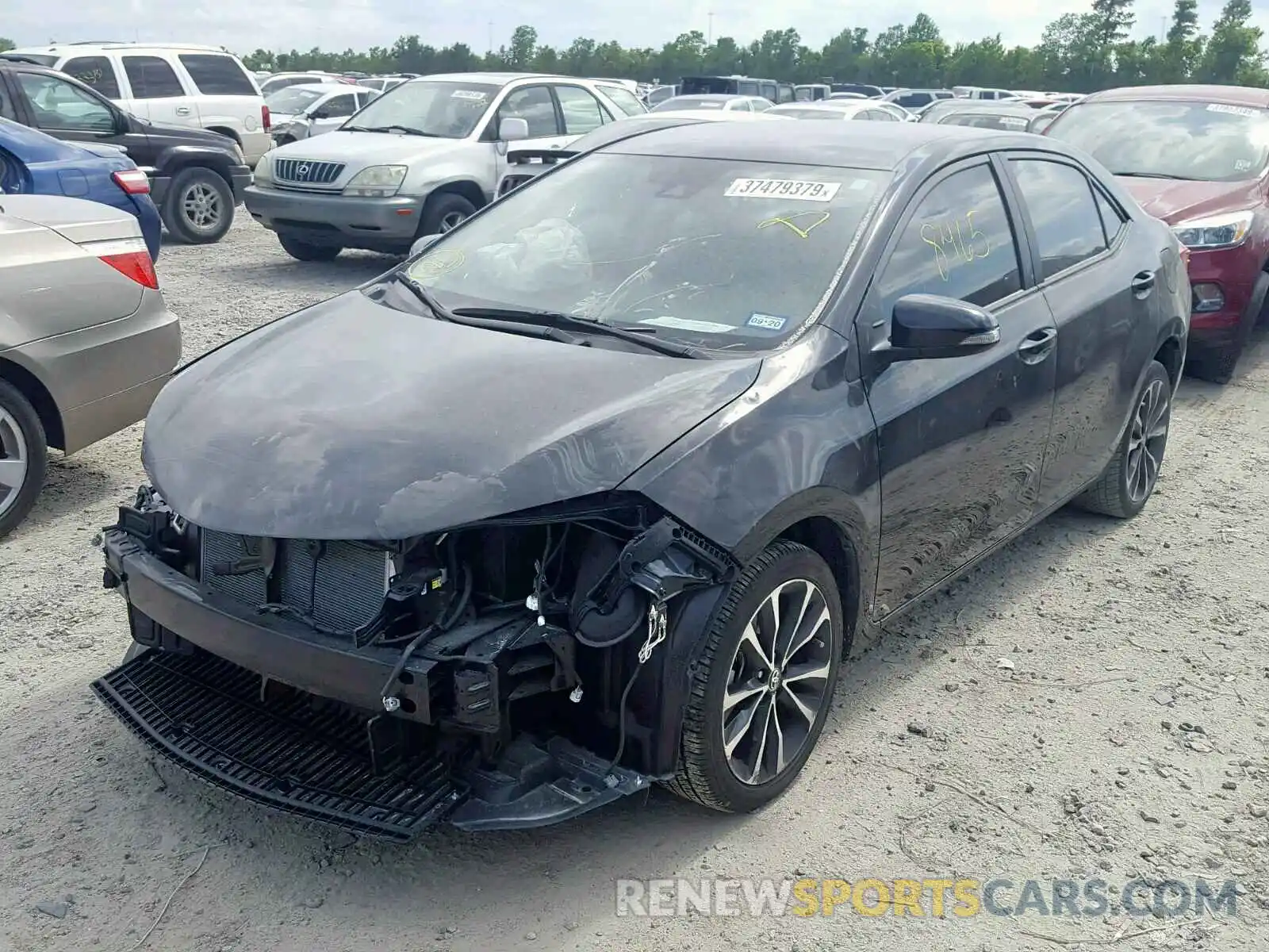 2 Photograph of a damaged car 5YFBURHE4KP890805 TOYOTA COROLLA 2019
