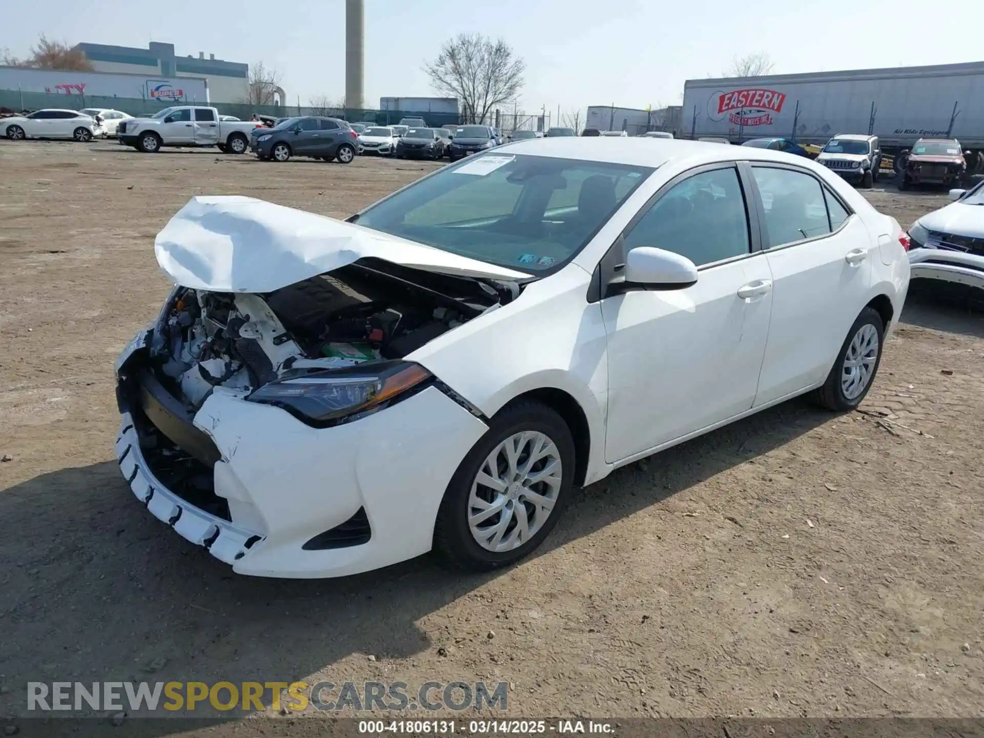2 Photograph of a damaged car 5YFBURHE4KP891033 TOYOTA COROLLA 2019