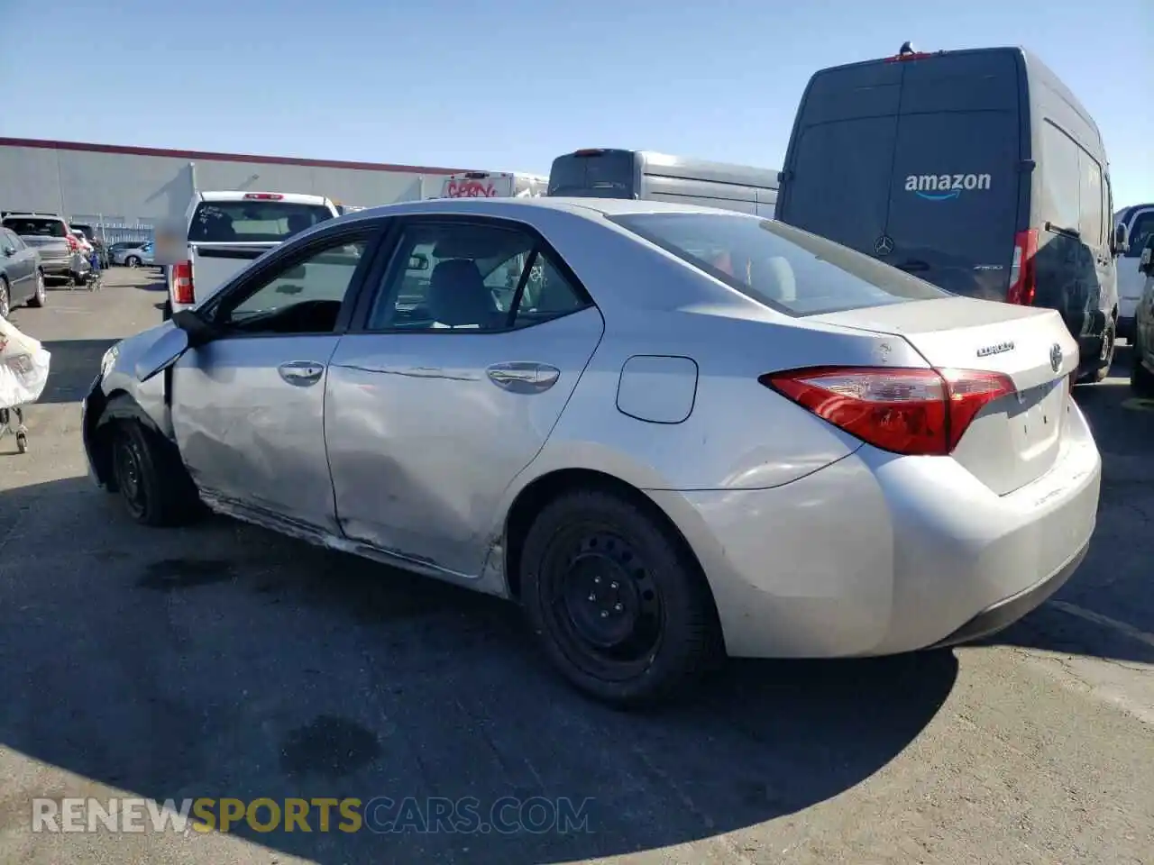 2 Photograph of a damaged car 5YFBURHE4KP891632 TOYOTA COROLLA 2019