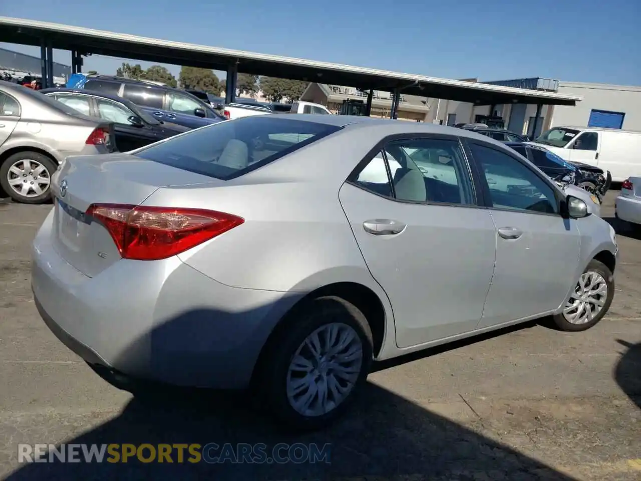 3 Photograph of a damaged car 5YFBURHE4KP891632 TOYOTA COROLLA 2019