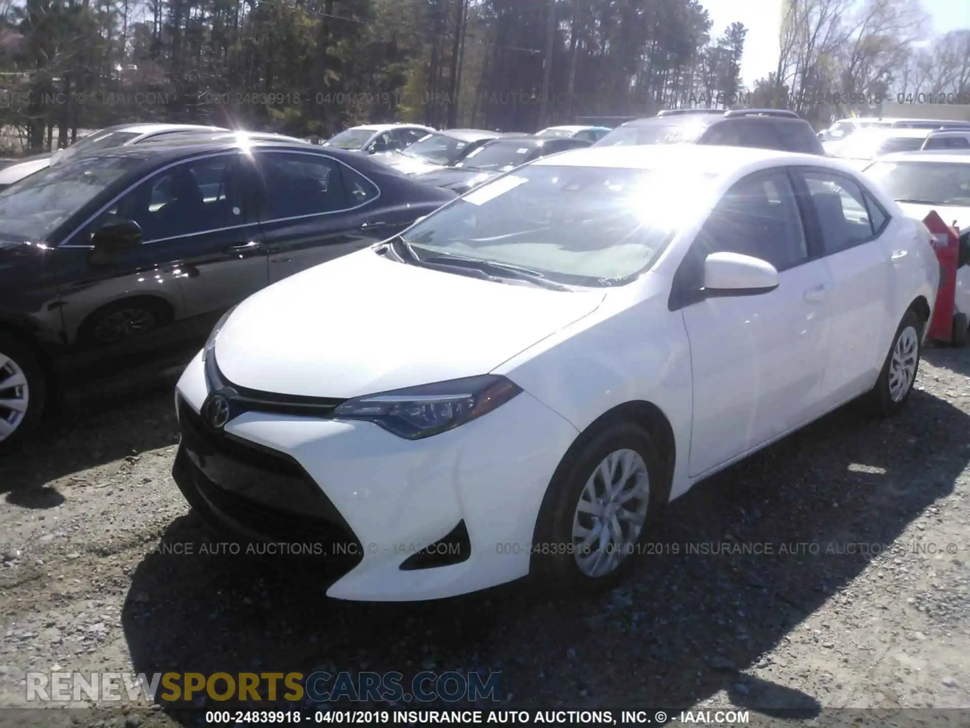 2 Photograph of a damaged car 5YFBURHE4KP894191 TOYOTA COROLLA 2019