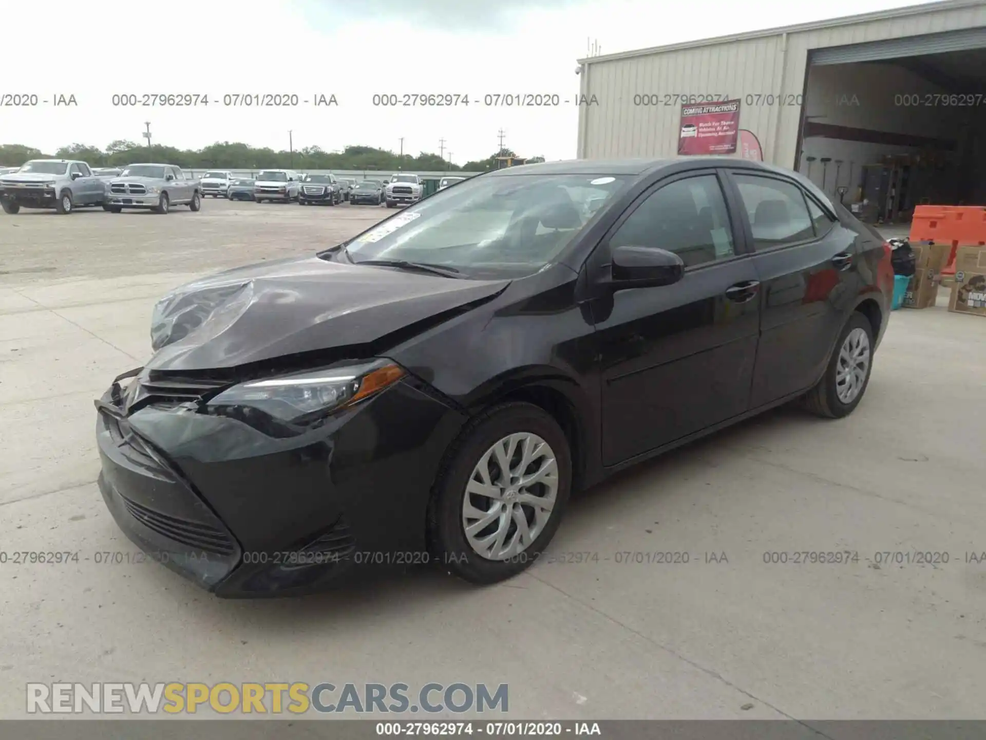 2 Photograph of a damaged car 5YFBURHE4KP894563 TOYOTA COROLLA 2019