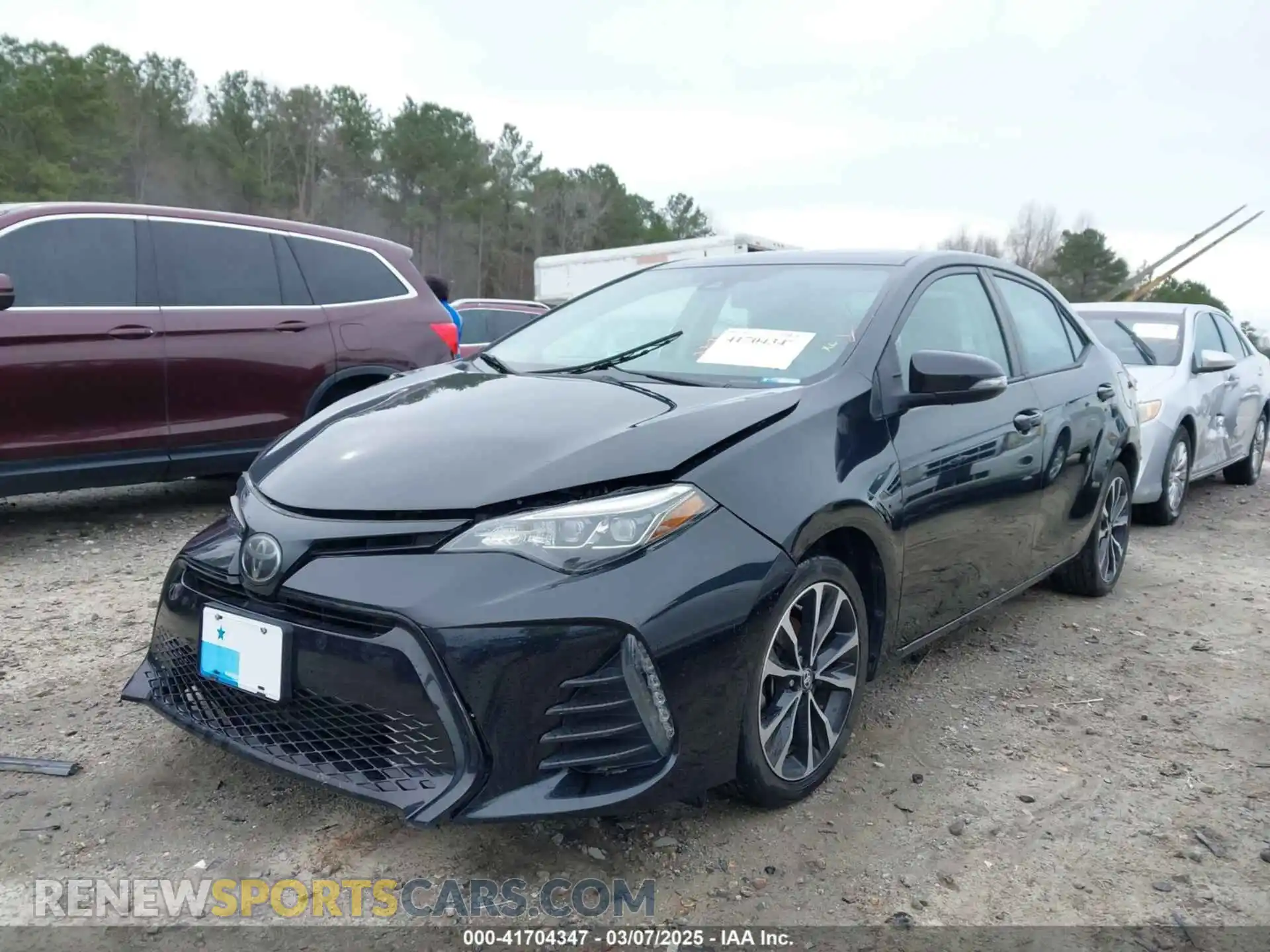 2 Photograph of a damaged car 5YFBURHE4KP895647 TOYOTA COROLLA 2019