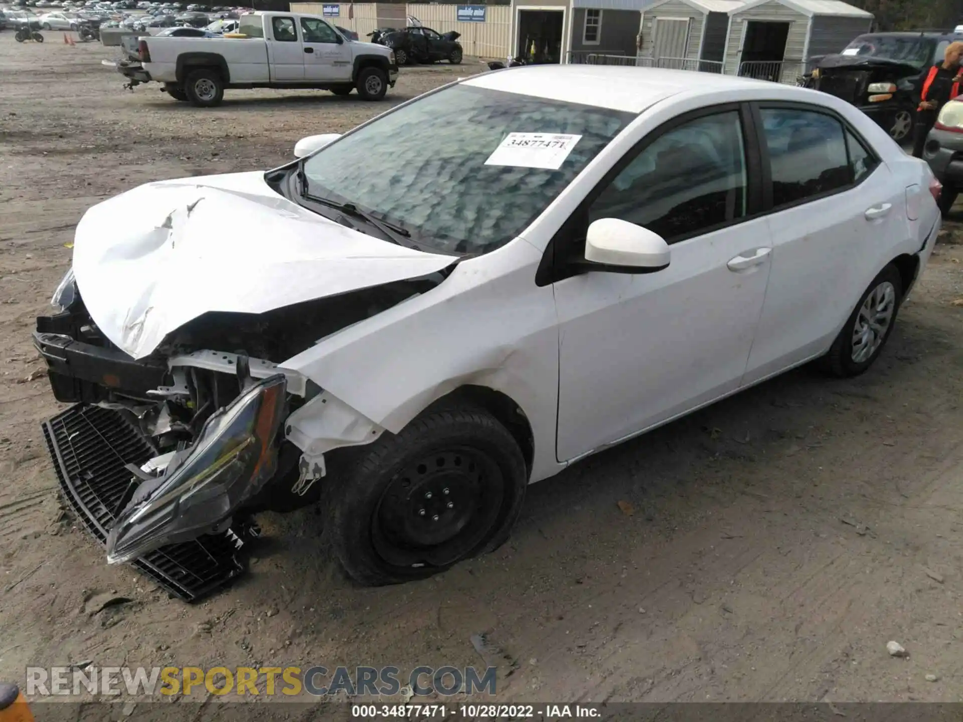 2 Photograph of a damaged car 5YFBURHE4KP895860 TOYOTA COROLLA 2019