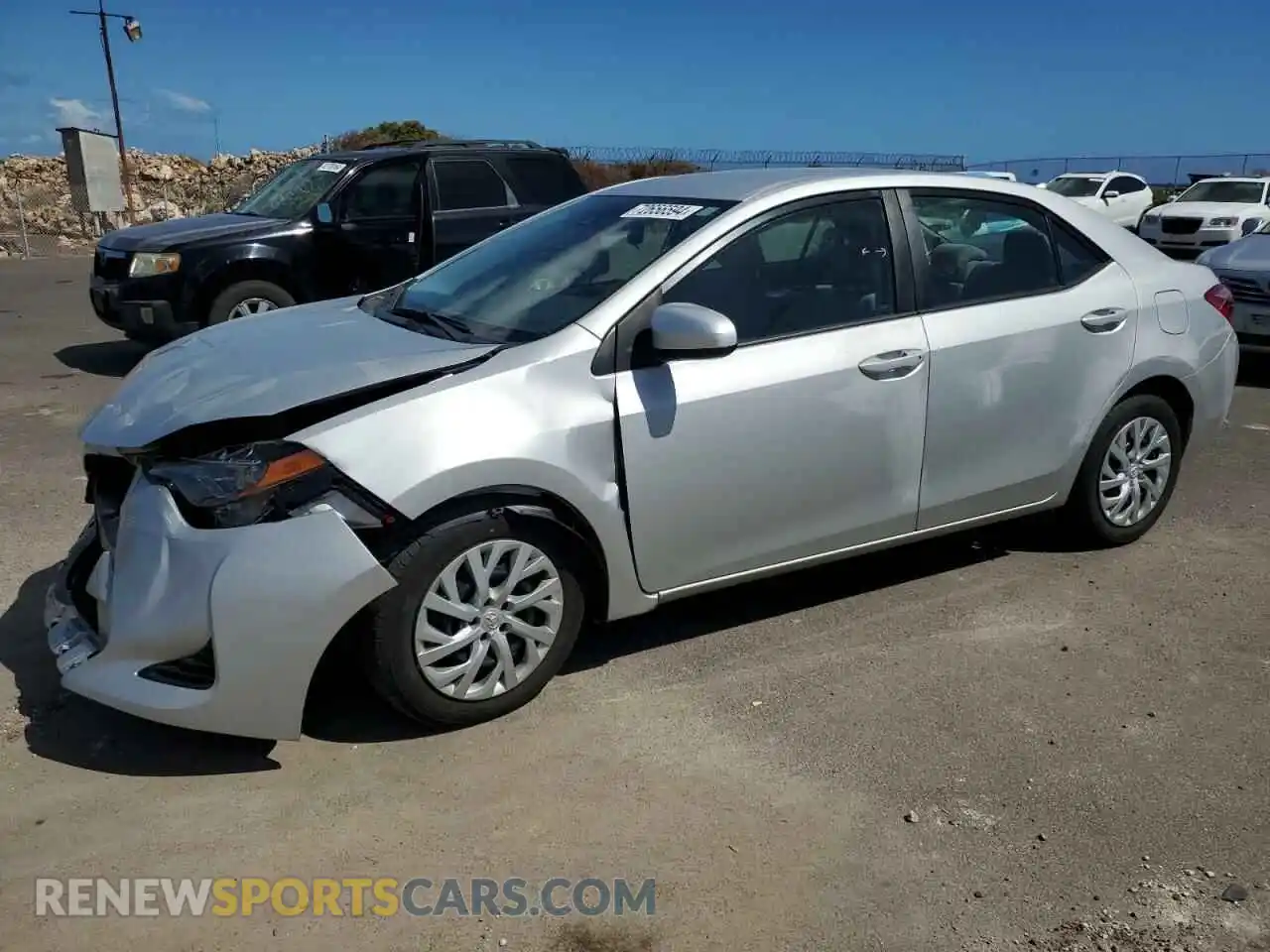 1 Photograph of a damaged car 5YFBURHE4KP899150 TOYOTA COROLLA 2019
