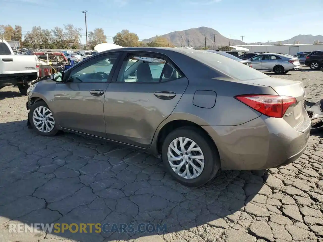2 Photograph of a damaged car 5YFBURHE4KP900734 TOYOTA COROLLA 2019