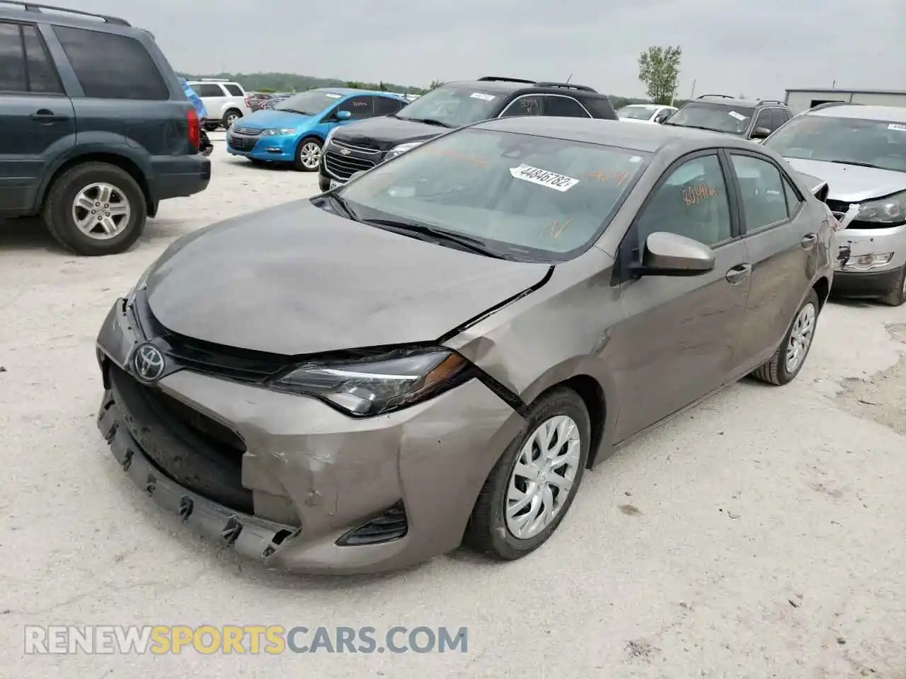 2 Photograph of a damaged car 5YFBURHE4KP903259 TOYOTA COROLLA 2019