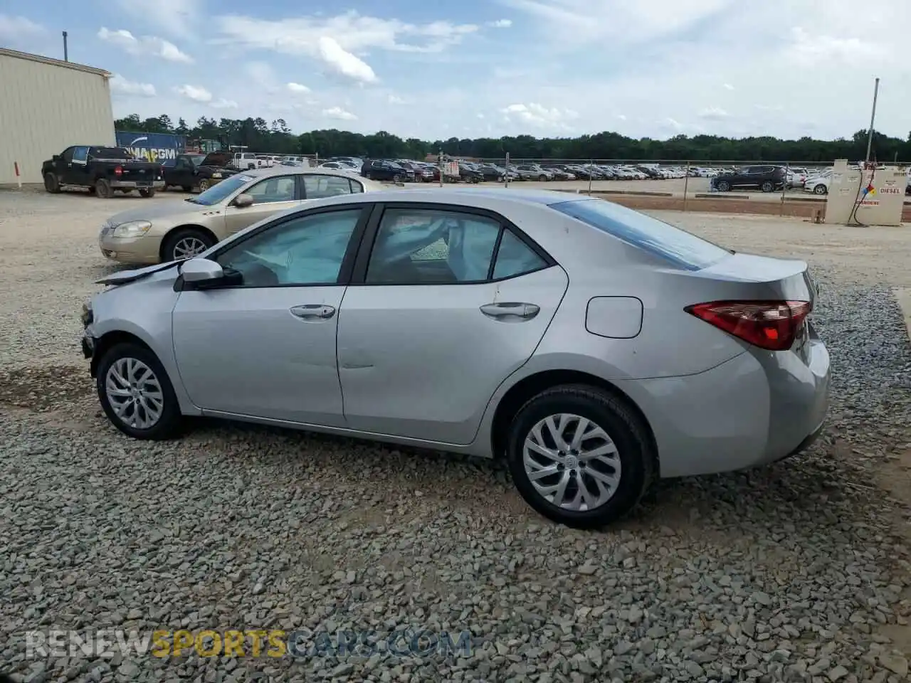 2 Photograph of a damaged car 5YFBURHE4KP903634 TOYOTA COROLLA 2019