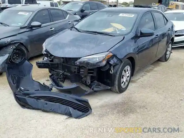 2 Photograph of a damaged car 5YFBURHE4KP906193 TOYOTA COROLLA 2019