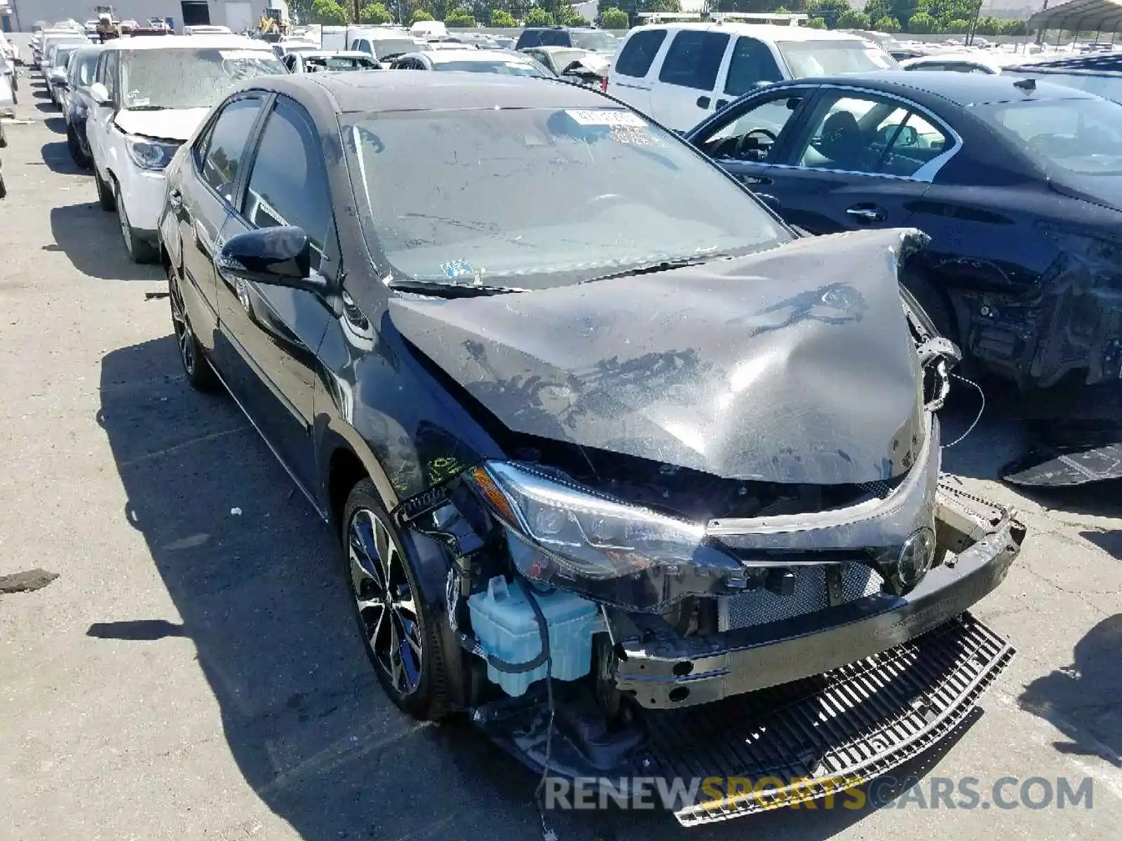 1 Photograph of a damaged car 5YFBURHE4KP908817 TOYOTA COROLLA 2019