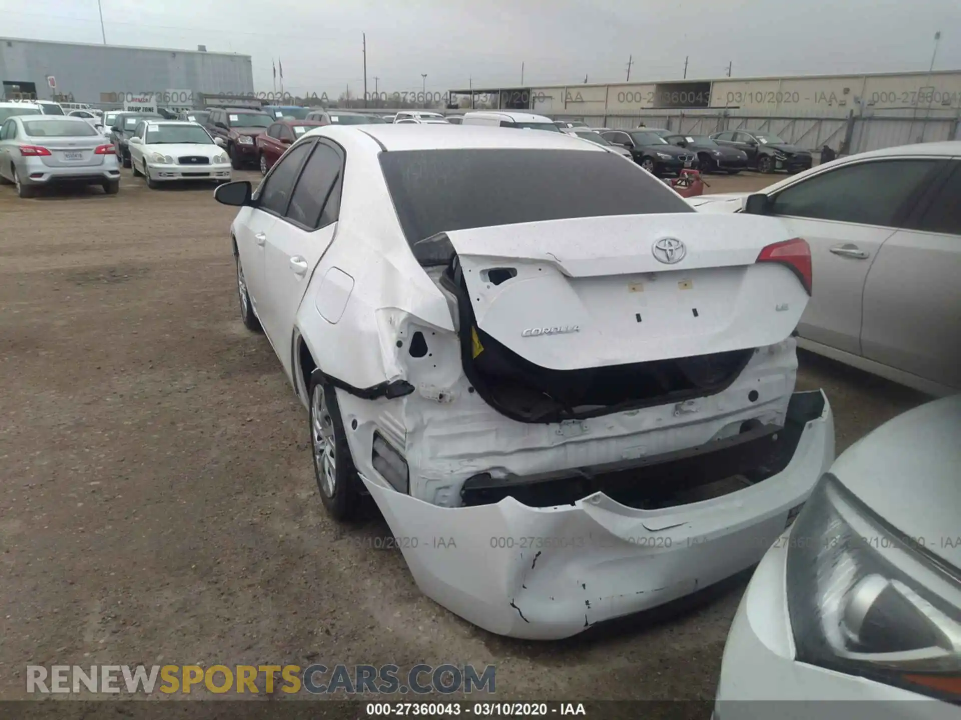 3 Photograph of a damaged car 5YFBURHE4KP910597 TOYOTA COROLLA 2019