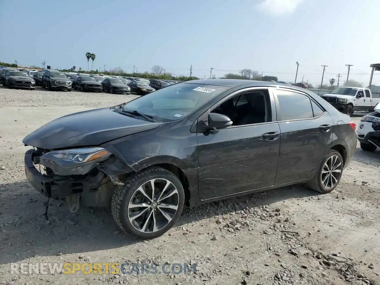 1 Photograph of a damaged car 5YFBURHE4KP912303 TOYOTA COROLLA 2019