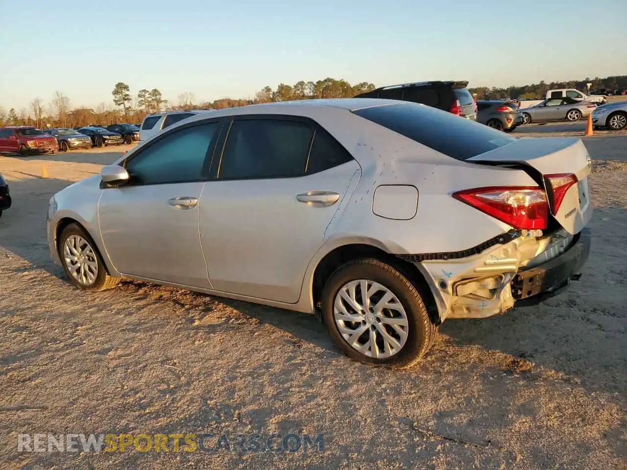 2 Photograph of a damaged car 5YFBURHE4KP912625 TOYOTA COROLLA 2019