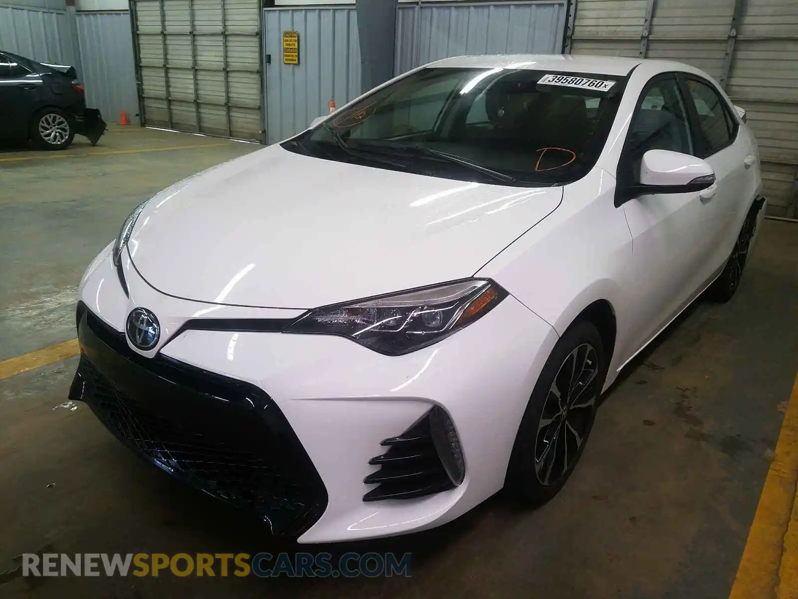 2 Photograph of a damaged car 5YFBURHE4KP916237 TOYOTA COROLLA 2019