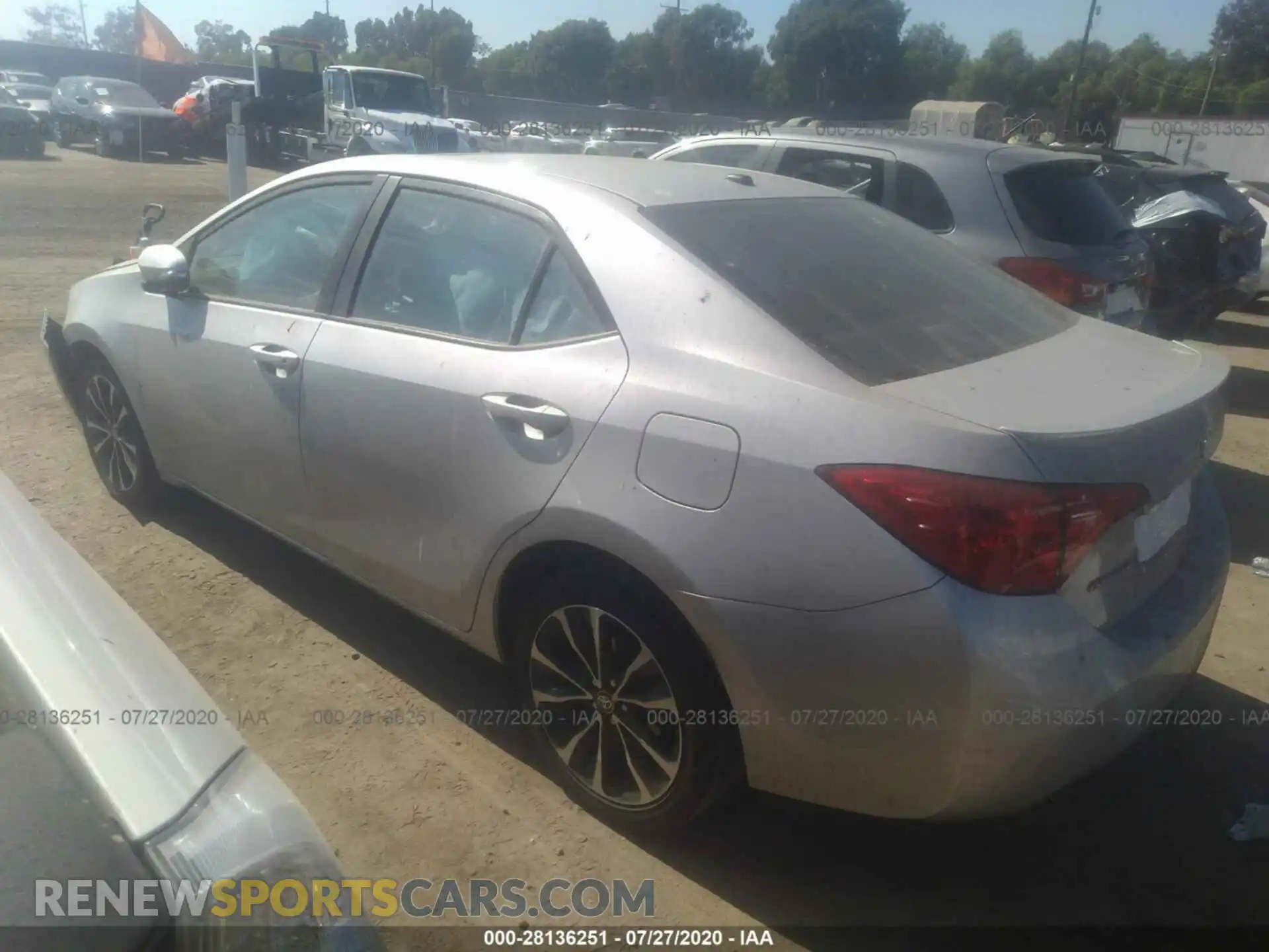 3 Photograph of a damaged car 5YFBURHE4KP917419 TOYOTA COROLLA 2019