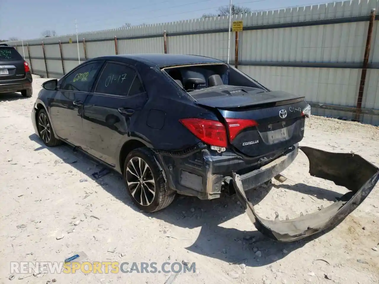 3 Photograph of a damaged car 5YFBURHE4KP917842 TOYOTA COROLLA 2019