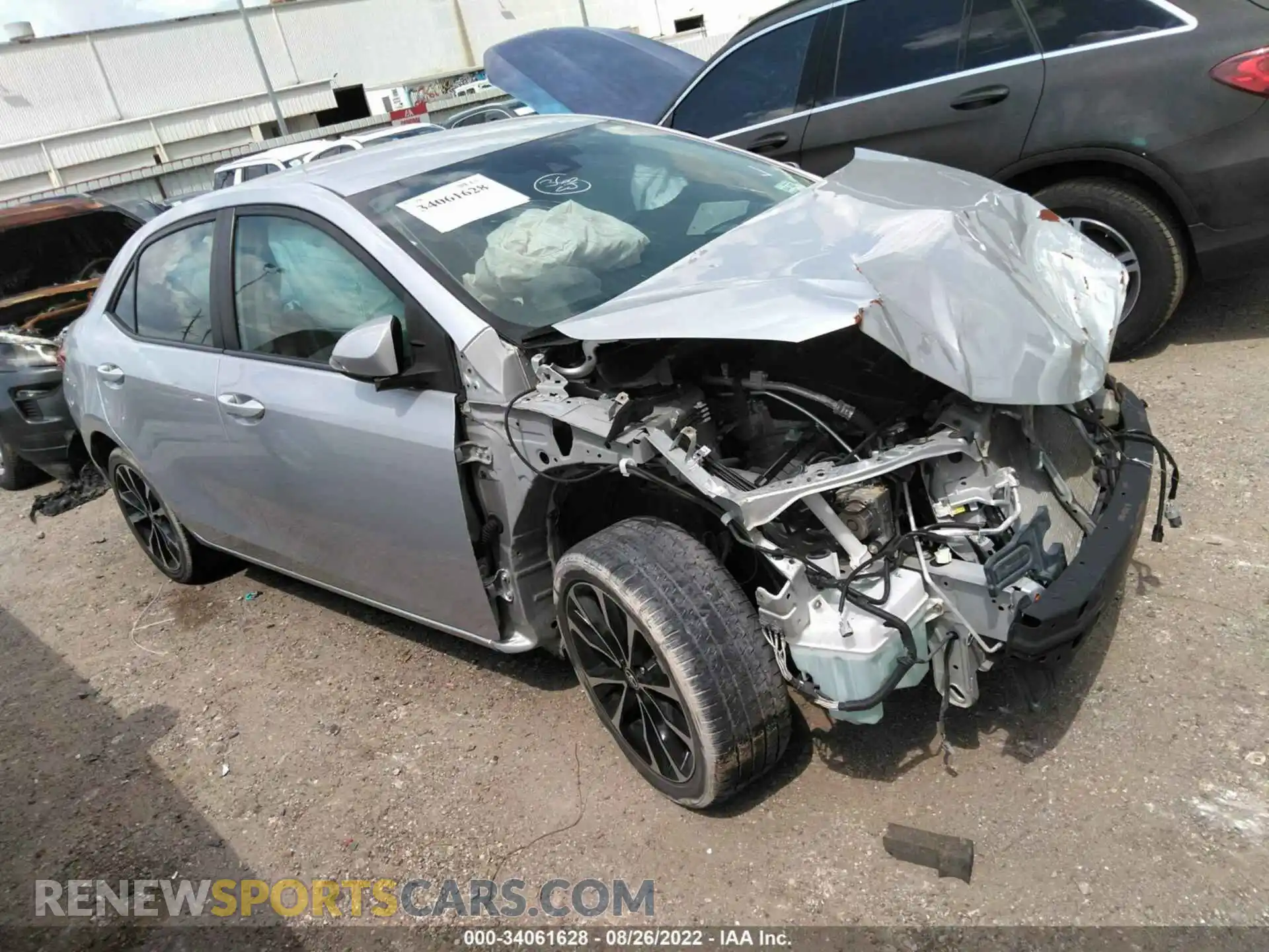 1 fotografías del automóvil dañado 5YFBURHE4KP919932 TOYOTA COROLLA 2019