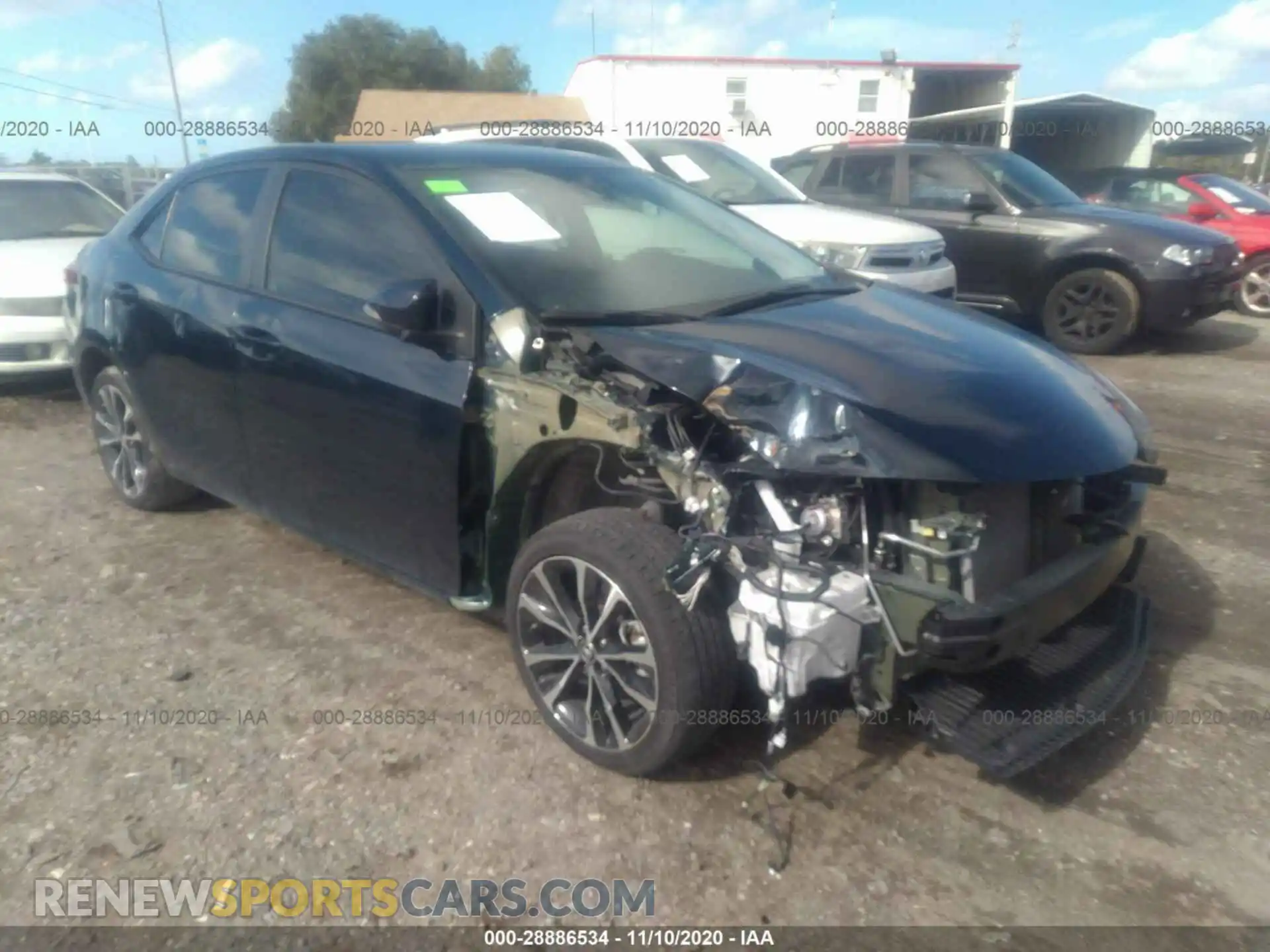 1 Photograph of a damaged car 5YFBURHE4KP919977 TOYOTA COROLLA 2019