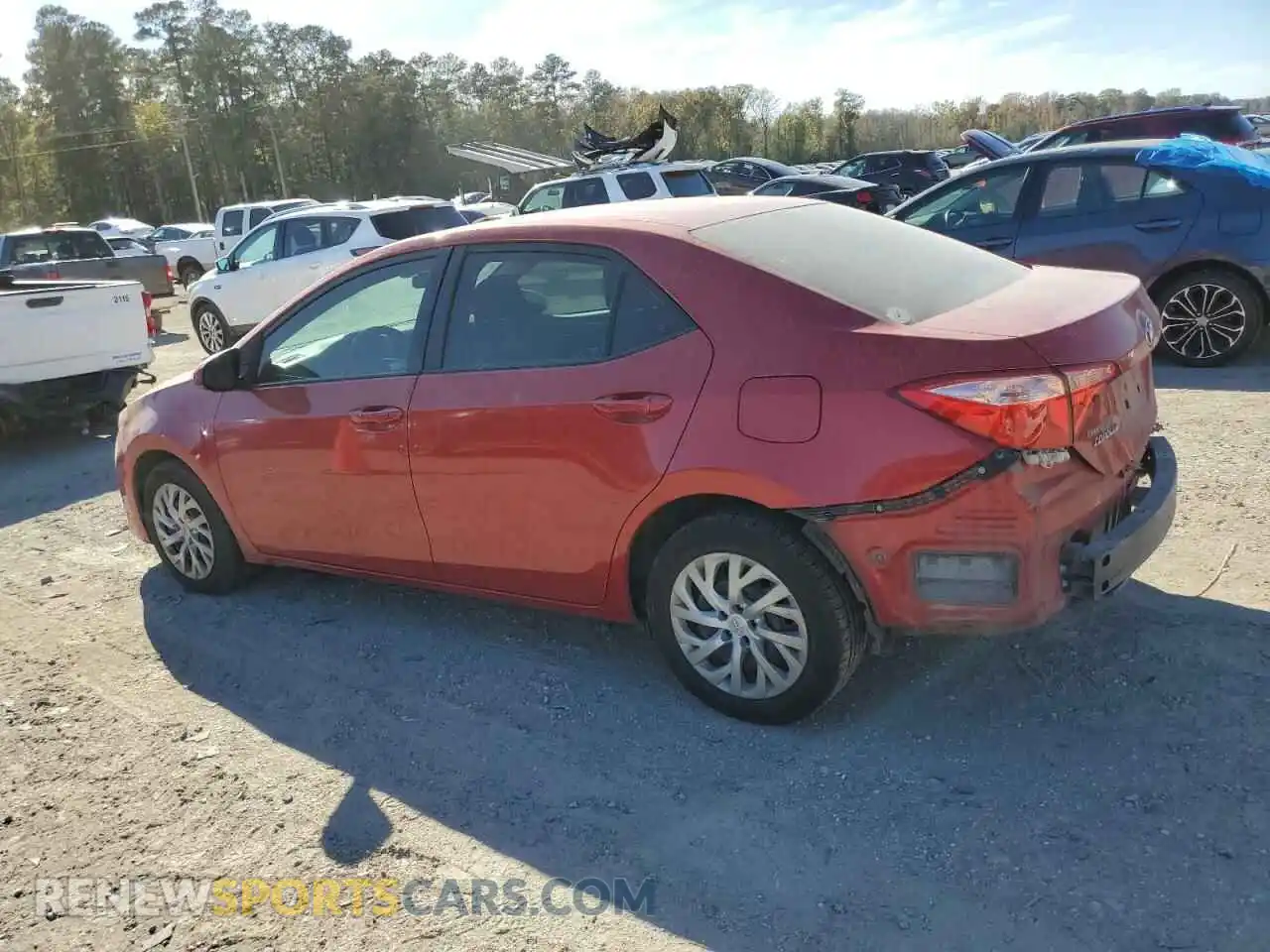 2 Photograph of a damaged car 5YFBURHE4KP921731 TOYOTA COROLLA 2019
