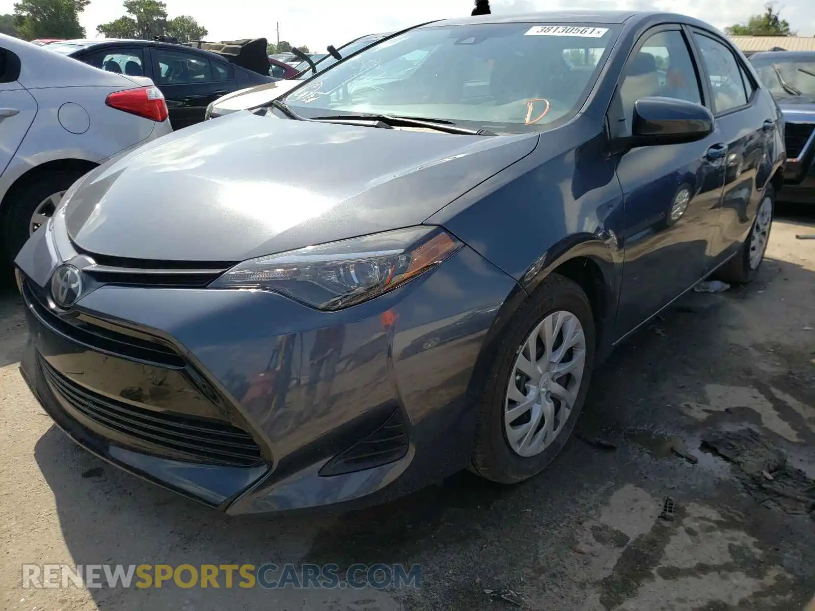 2 Photograph of a damaged car 5YFBURHE4KP922037 TOYOTA COROLLA 2019
