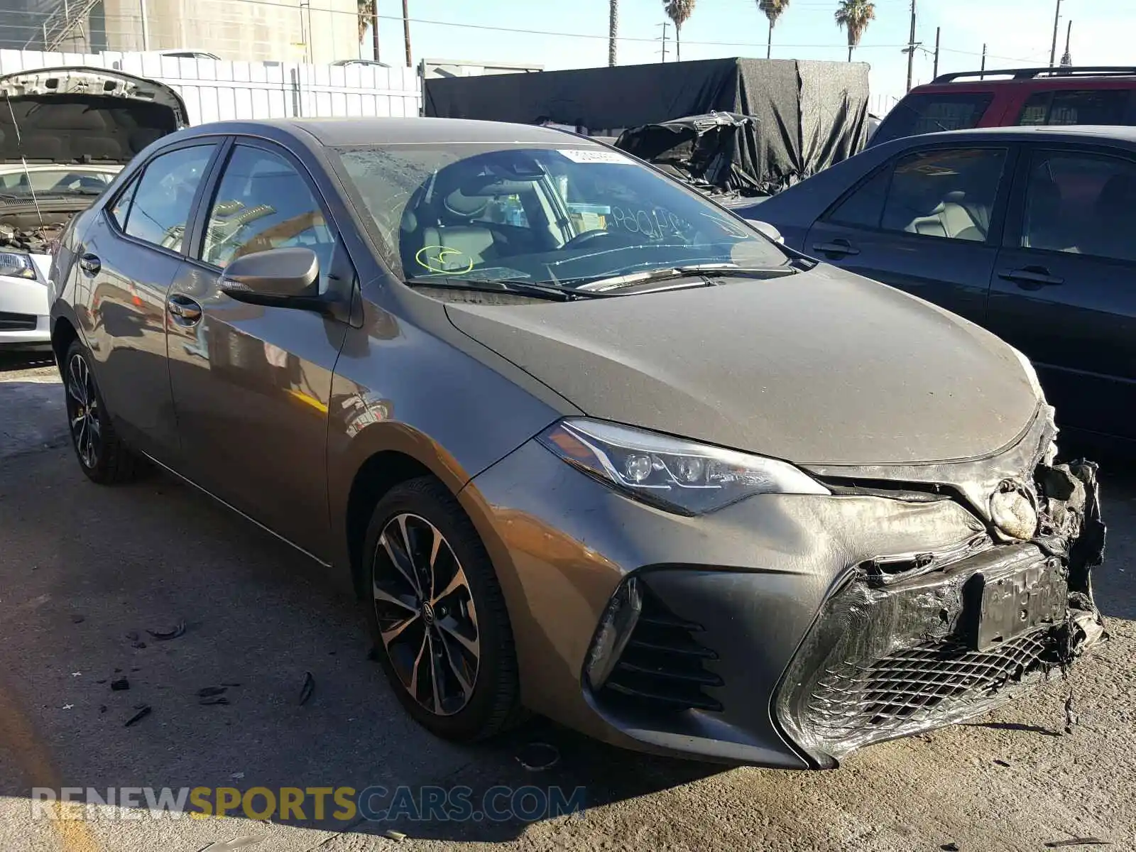 1 Photograph of a damaged car 5YFBURHE4KP926475 TOYOTA COROLLA 2019