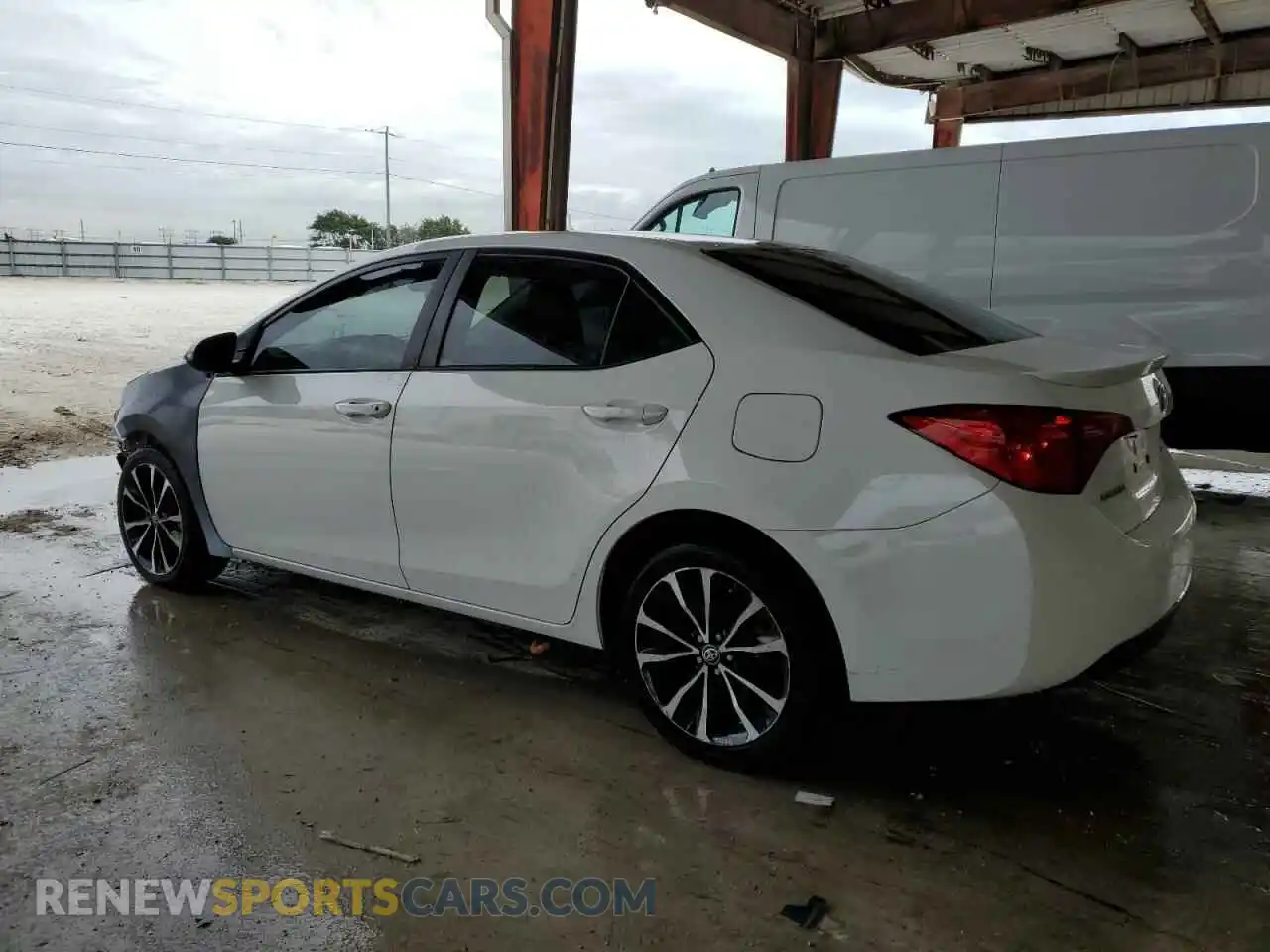 2 Photograph of a damaged car 5YFBURHE4KP930221 TOYOTA COROLLA 2019
