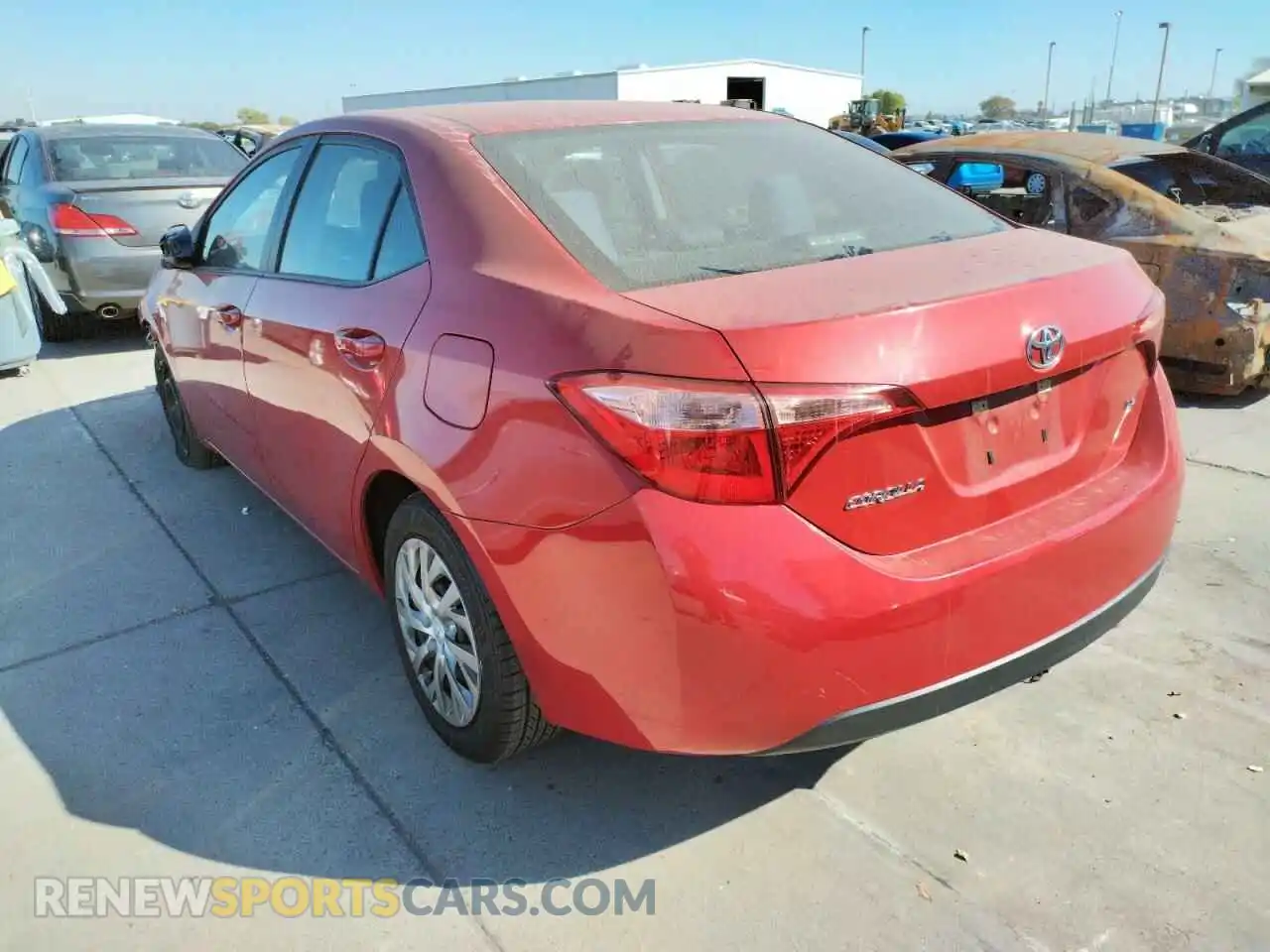 3 Photograph of a damaged car 5YFBURHE4KP932535 TOYOTA COROLLA 2019