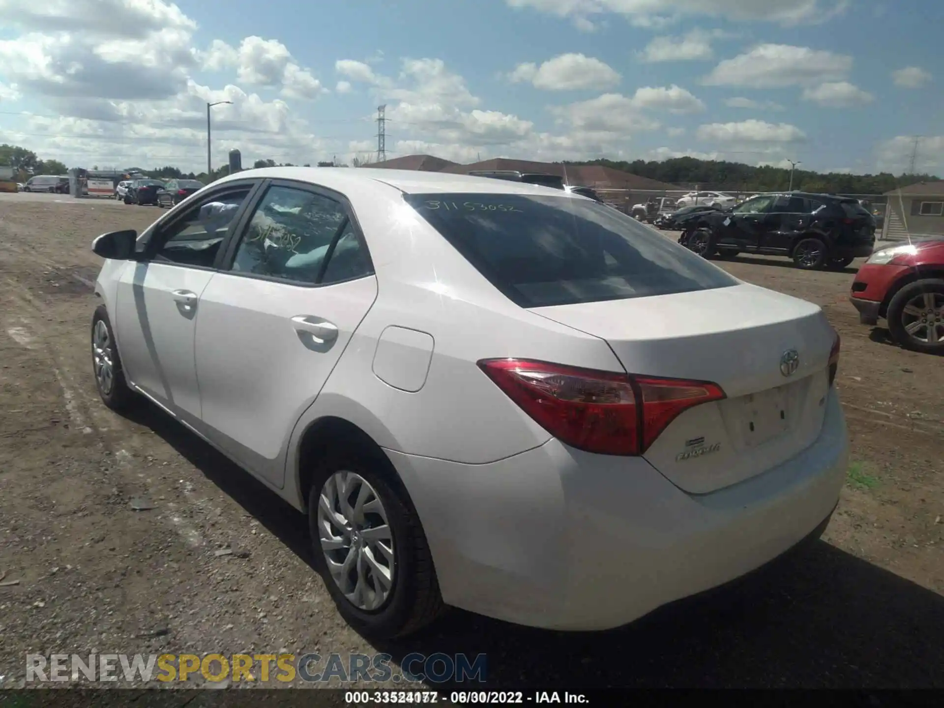 3 Photograph of a damaged car 5YFBURHE4KP935872 TOYOTA COROLLA 2019