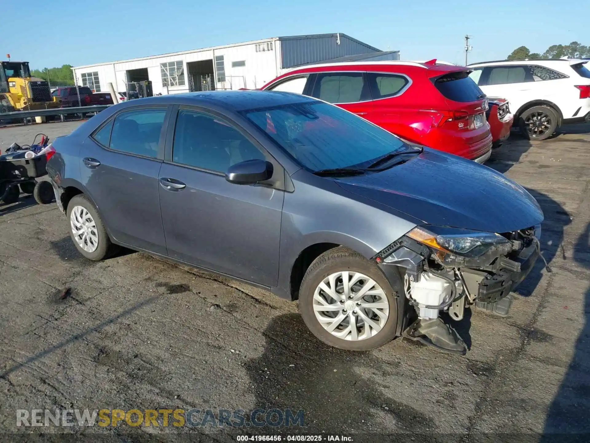 1 Photograph of a damaged car 5YFBURHE4KP938142 TOYOTA COROLLA 2019