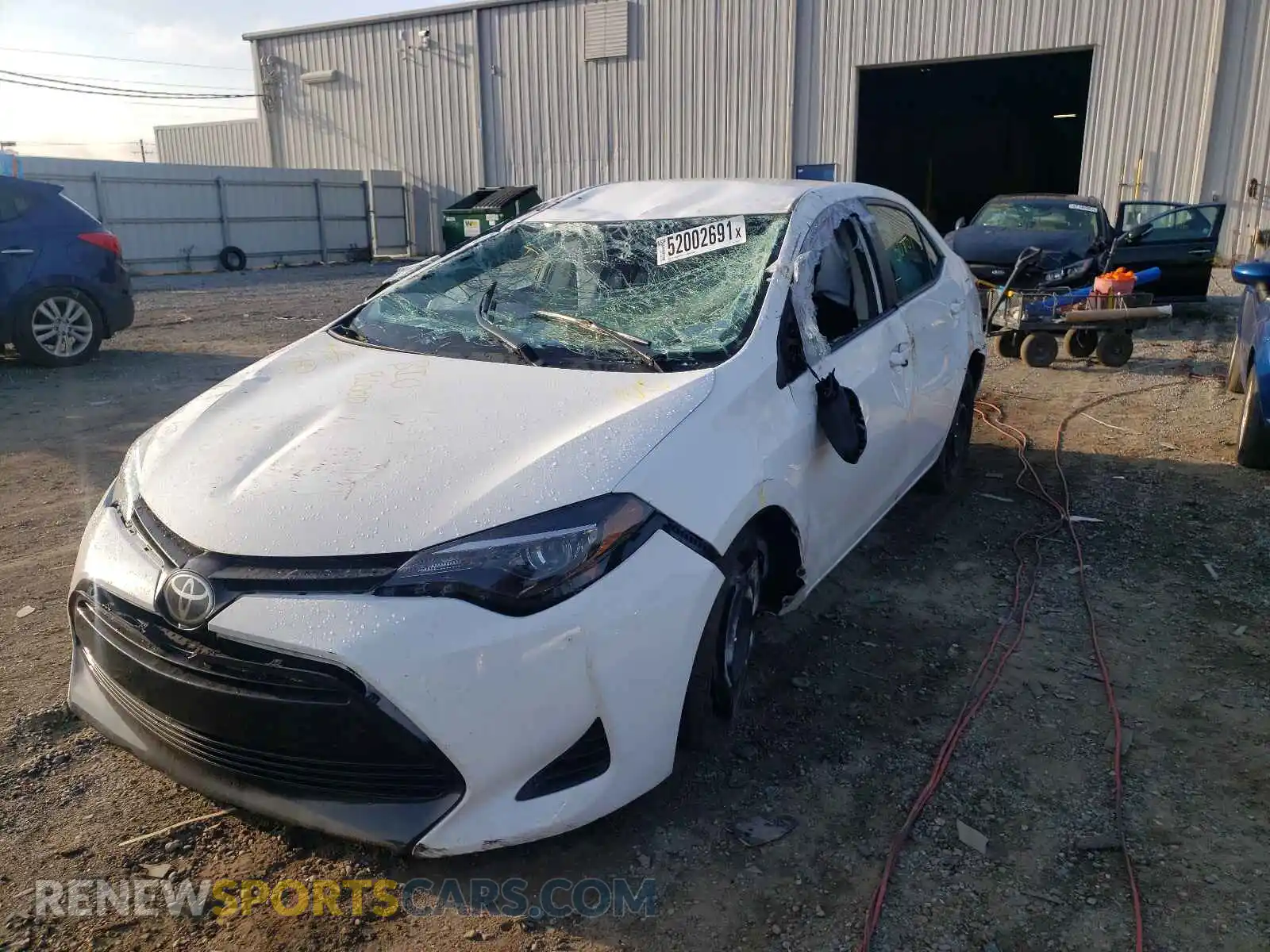 2 Photograph of a damaged car 5YFBURHE4KP939985 TOYOTA COROLLA 2019