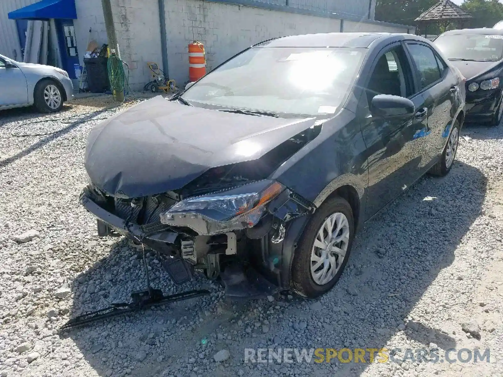 2 Photograph of a damaged car 5YFBURHE4KP943518 TOYOTA COROLLA 2019