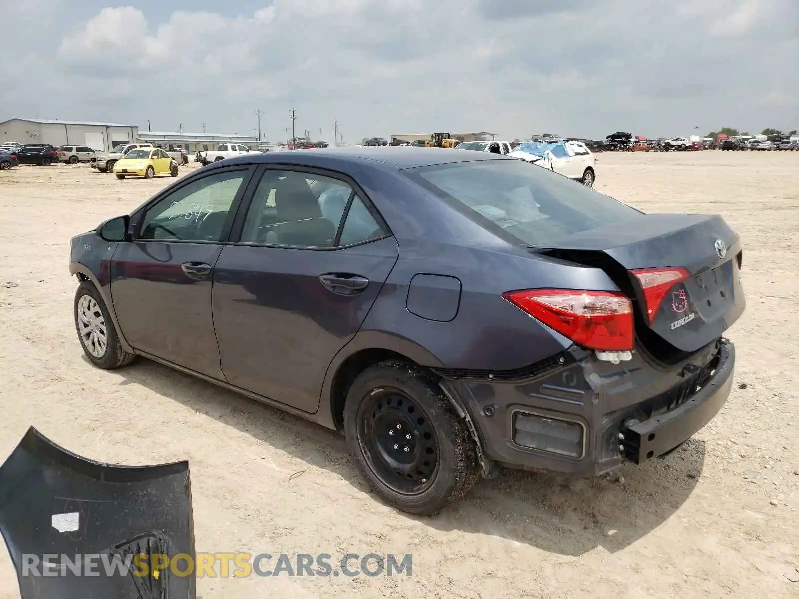 3 Photograph of a damaged car 5YFBURHE4KP946399 TOYOTA COROLLA 2019