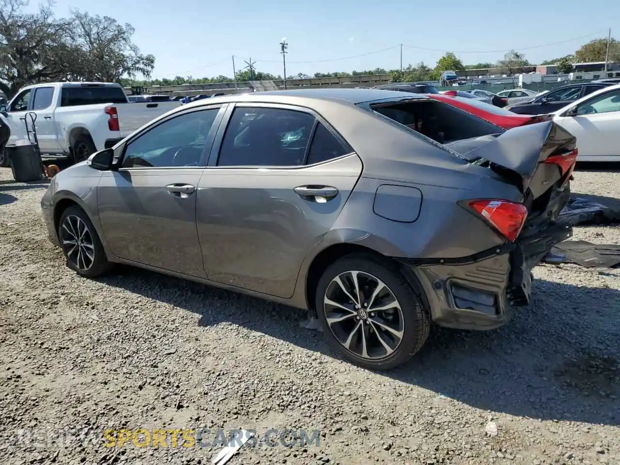 2 Photograph of a damaged car 5YFBURHE4KP947794 TOYOTA COROLLA 2019