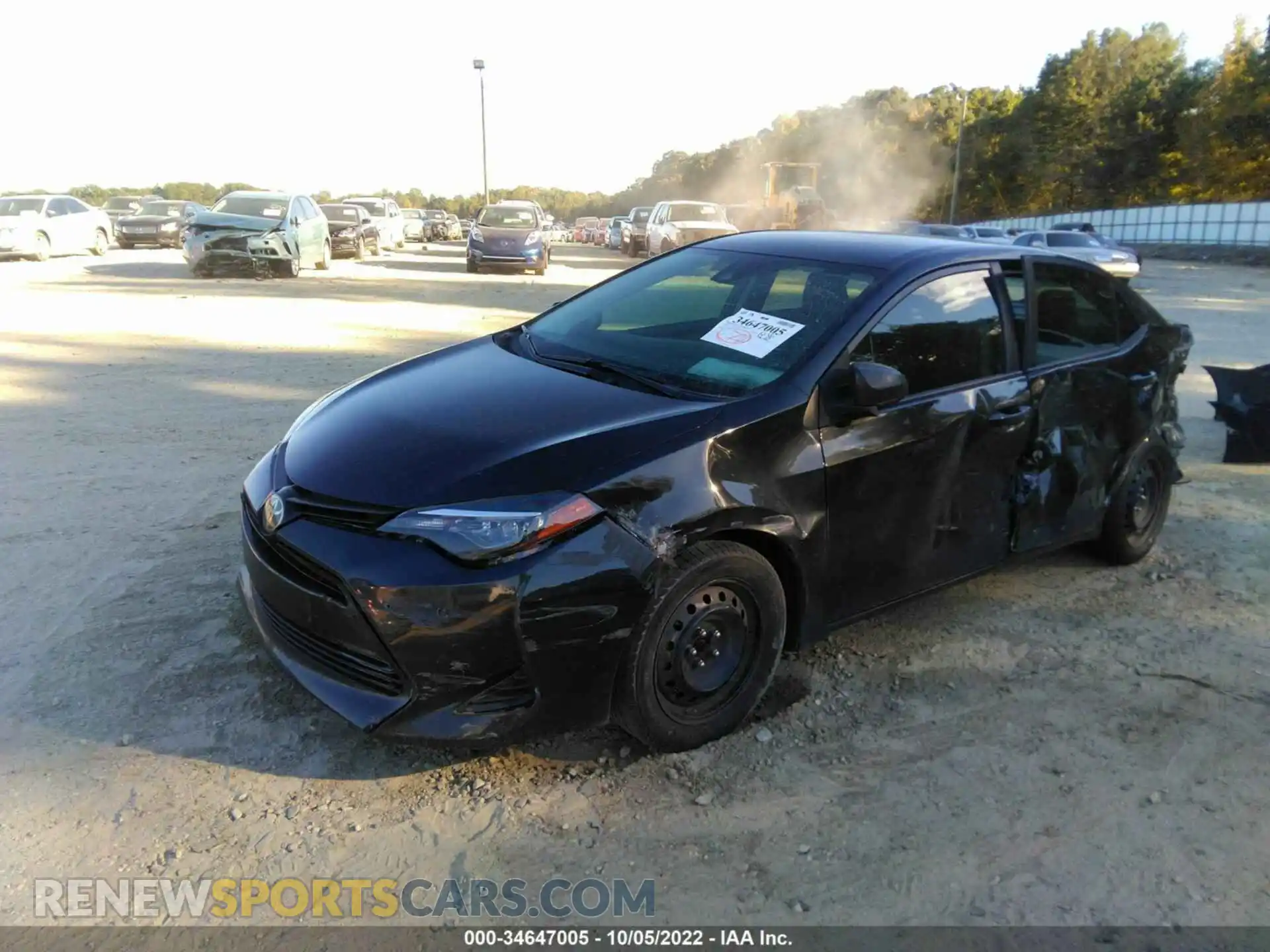 2 Photograph of a damaged car 5YFBURHE4KP947827 TOYOTA COROLLA 2019