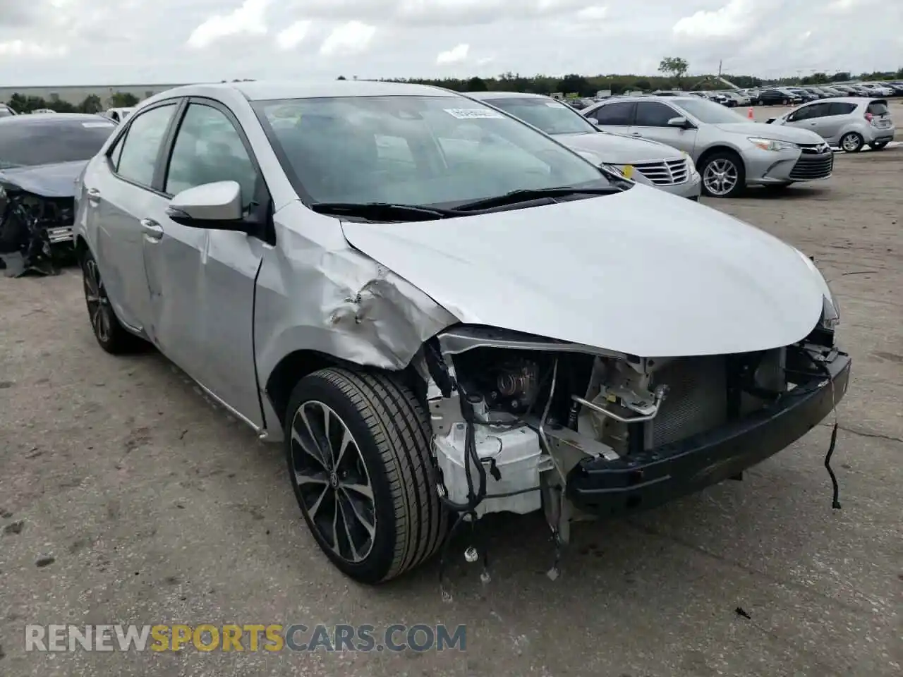 1 Photograph of a damaged car 5YFBURHE4KP949111 TOYOTA COROLLA 2019