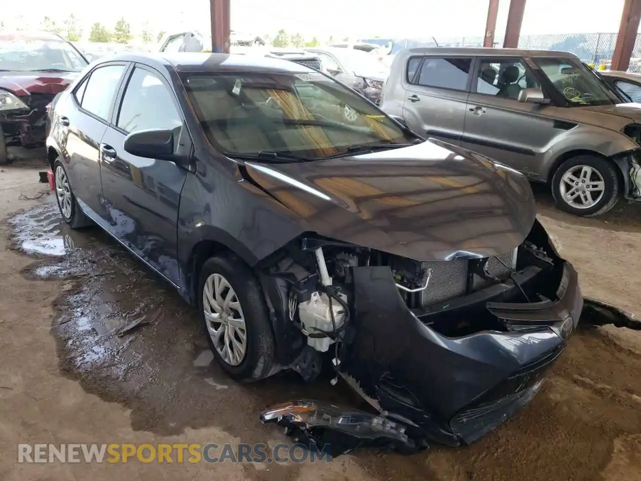 1 fotografías del automóvil dañado 5YFBURHE5KP866139 TOYOTA COROLLA 2019