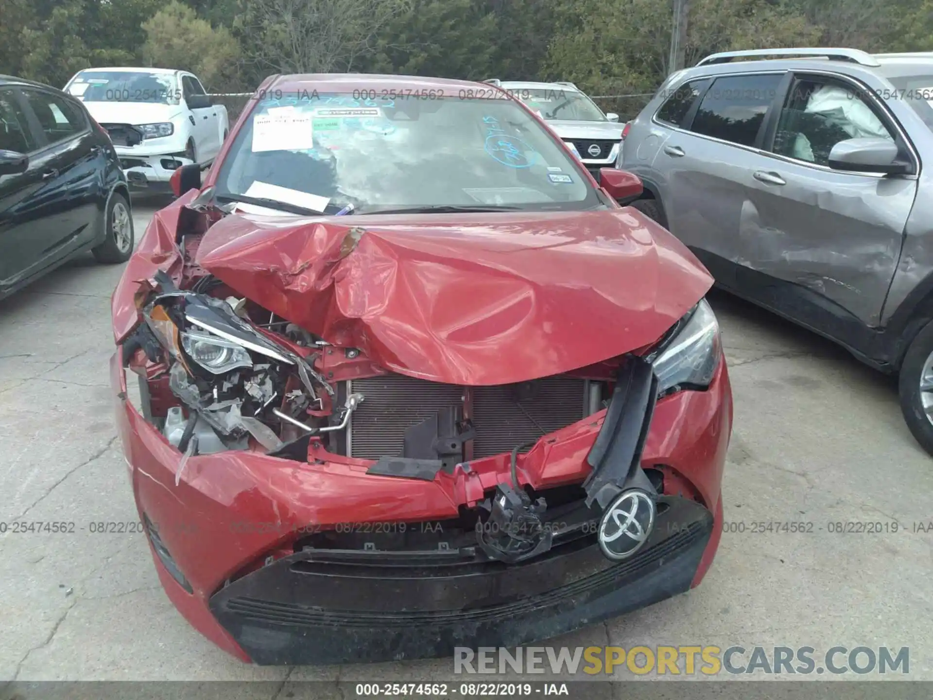 6 Photograph of a damaged car 5YFBURHE5KP870451 TOYOTA COROLLA 2019