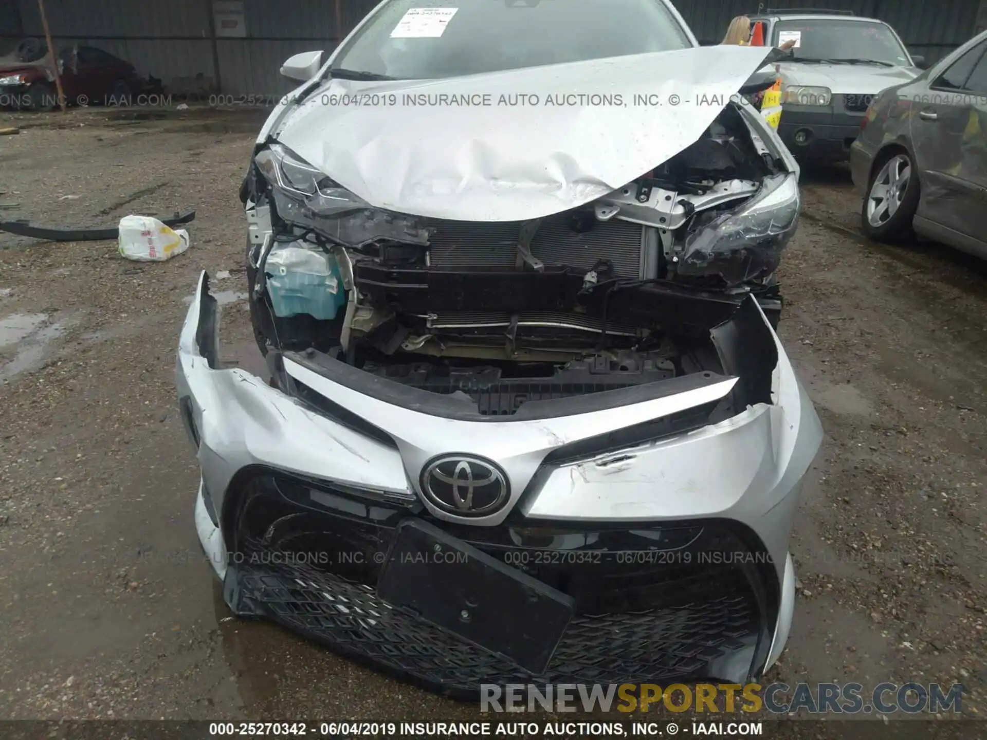 6 Photograph of a damaged car 5YFBURHE5KP873544 TOYOTA COROLLA 2019